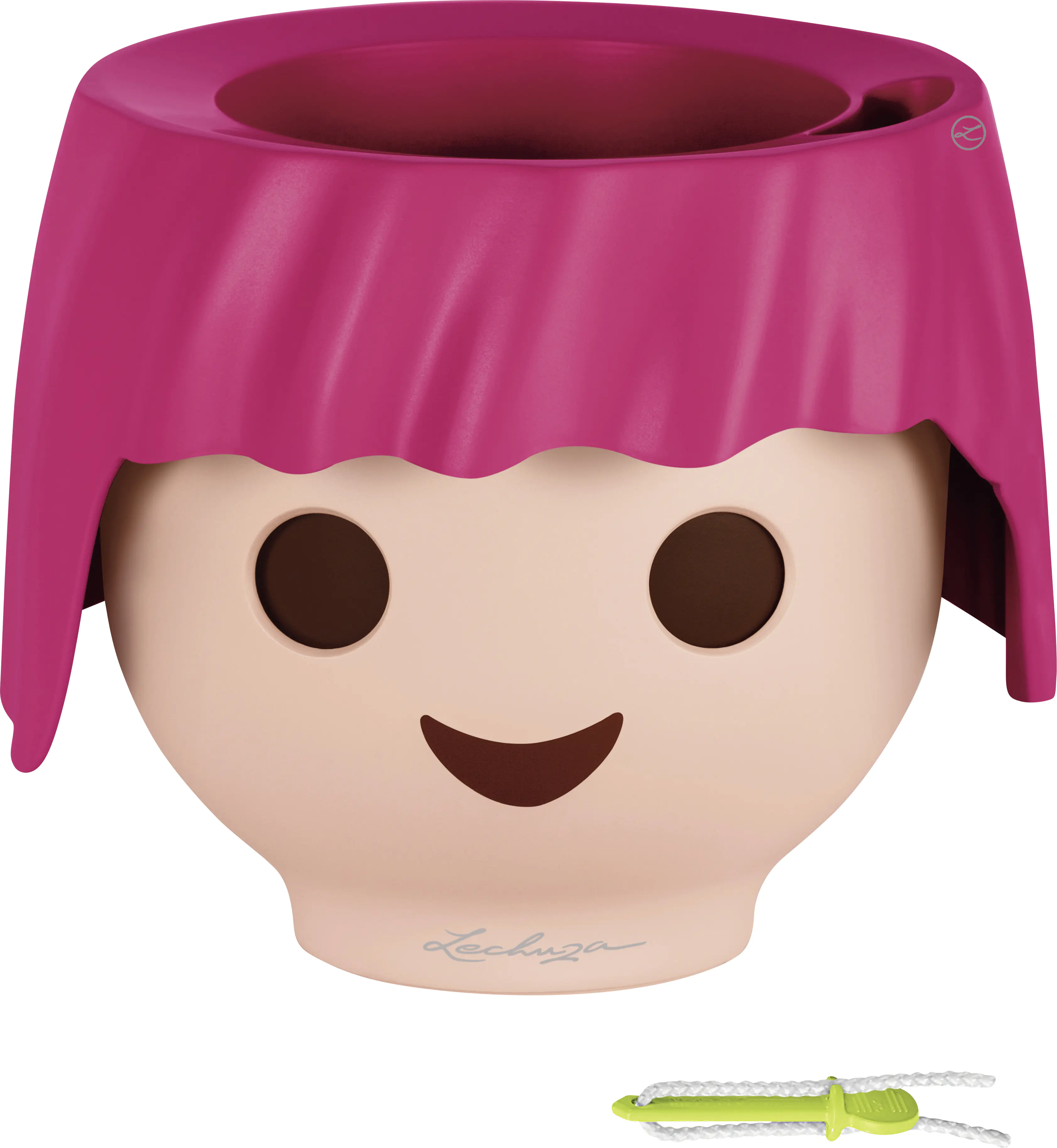 Lechuza Blumentopf Playmobil® OJO Ø 21 cm ruby pink
