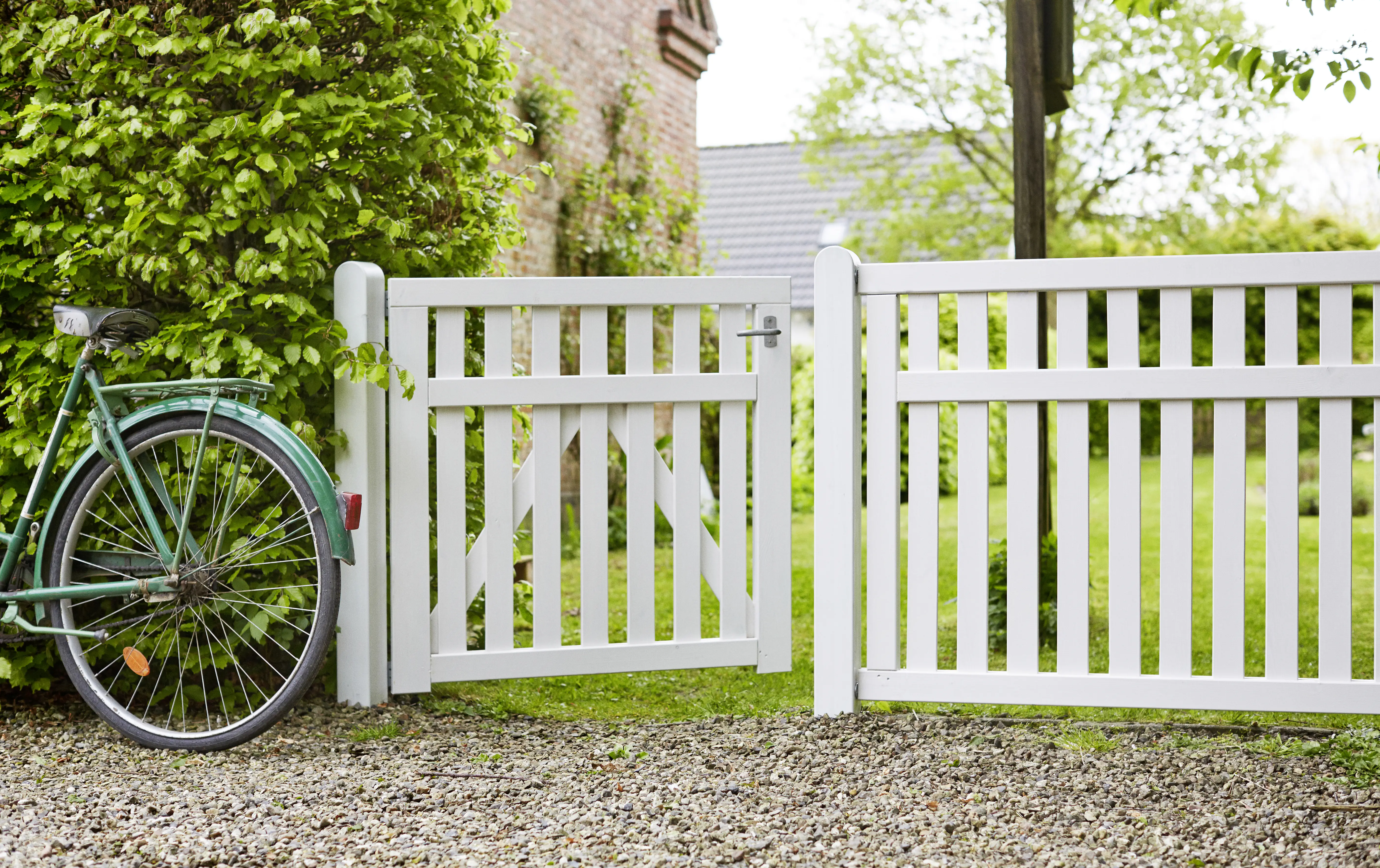 Plus Einzeltor Country 150 x 98 cm weiß