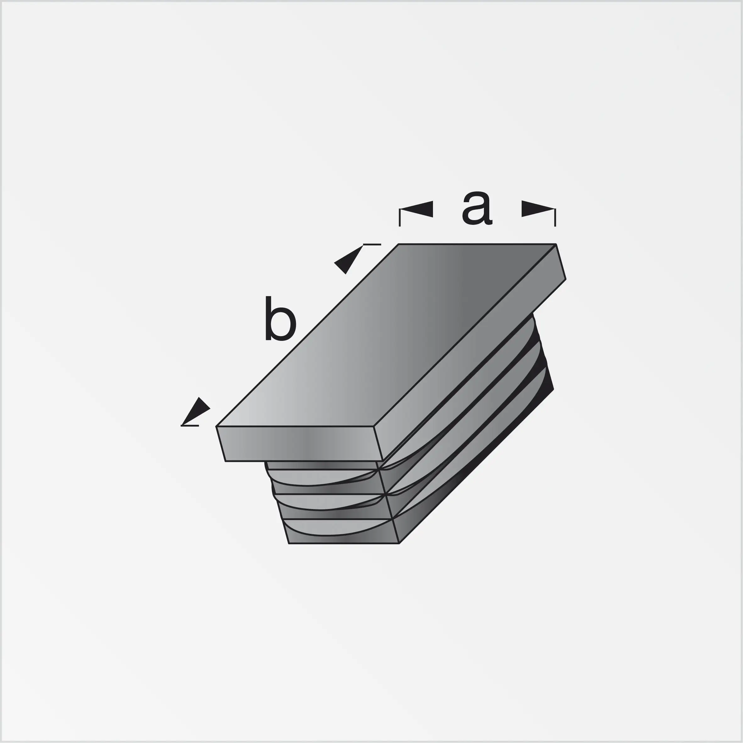 alfer Lamellenstopfen, rechteckig 23.5 x 43.5 mm Kunststoff glatt schwarz