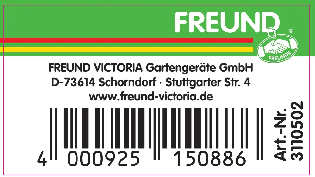 Freund Ersatz-Sägeblatt für Gärtnersäge 27R 35 cm Sägelänge