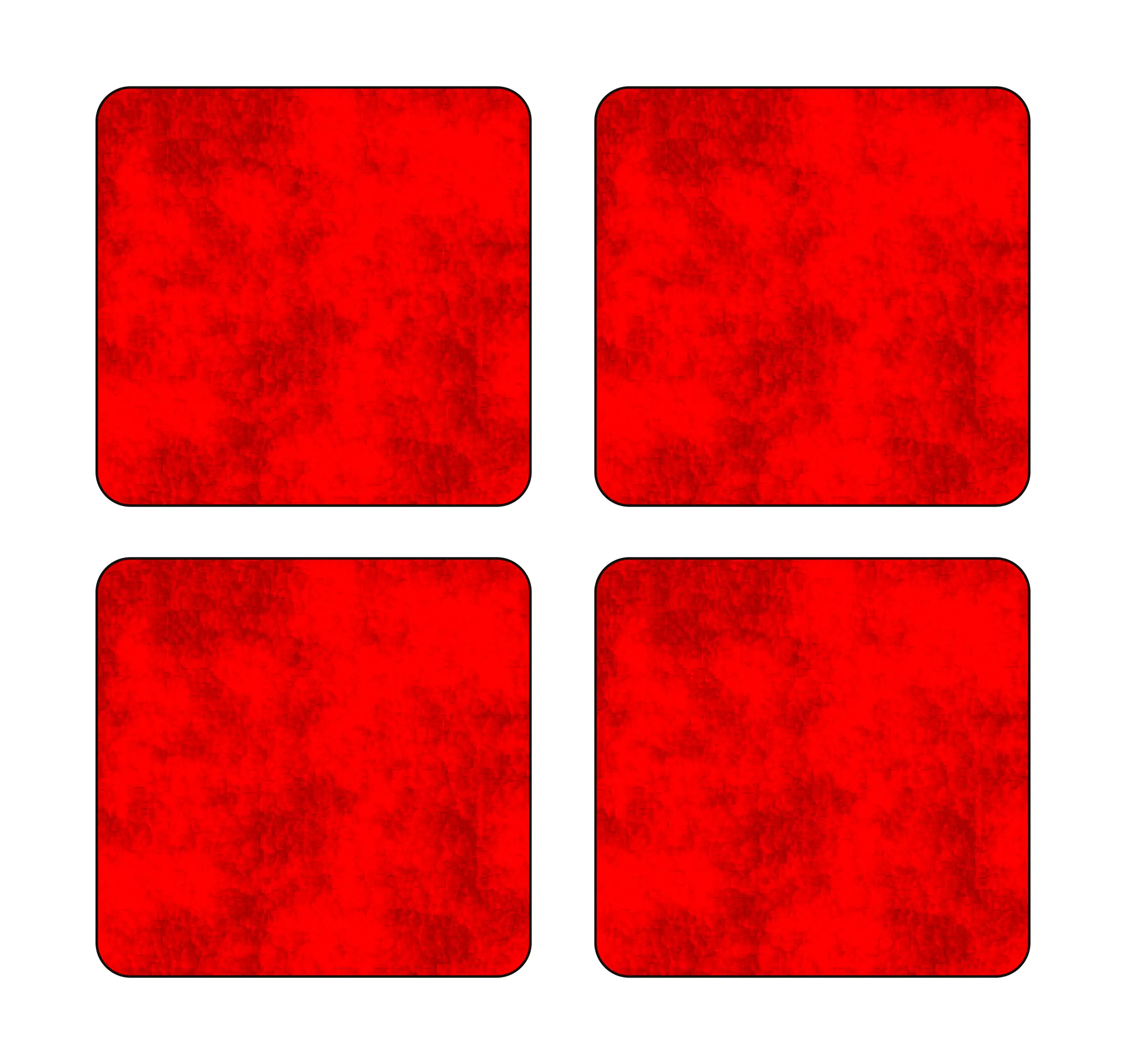 Hermann Schütz Aufkleber Dimension Holografie-Leucht-Reflektoren rot Quadrate 105x105mm