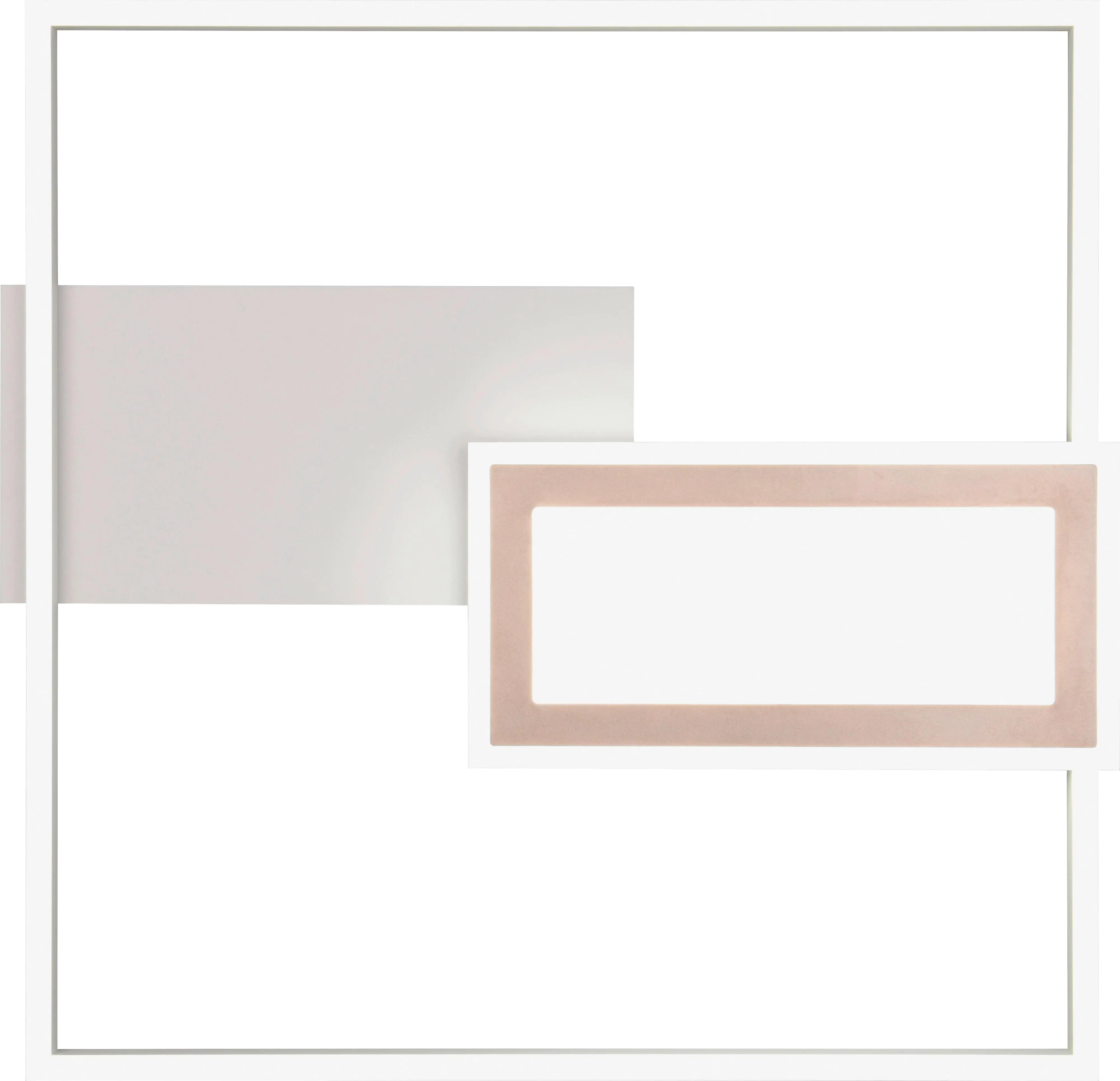 Trio Leuchten LED Deckenleuchte Spiro 28W coffee