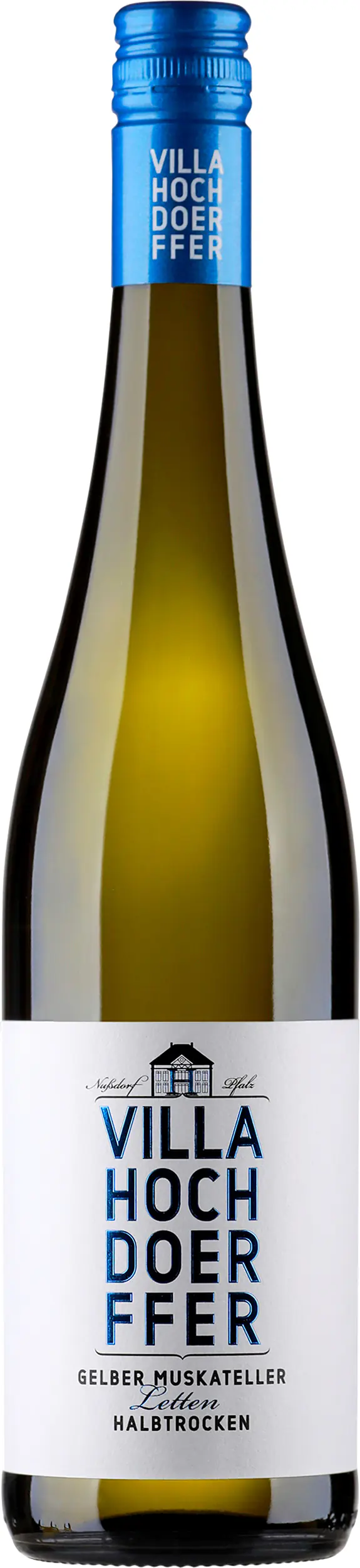Villa Hochdörffer Weißwein Gelber Muskateller Letten halbtrocken 0,75l