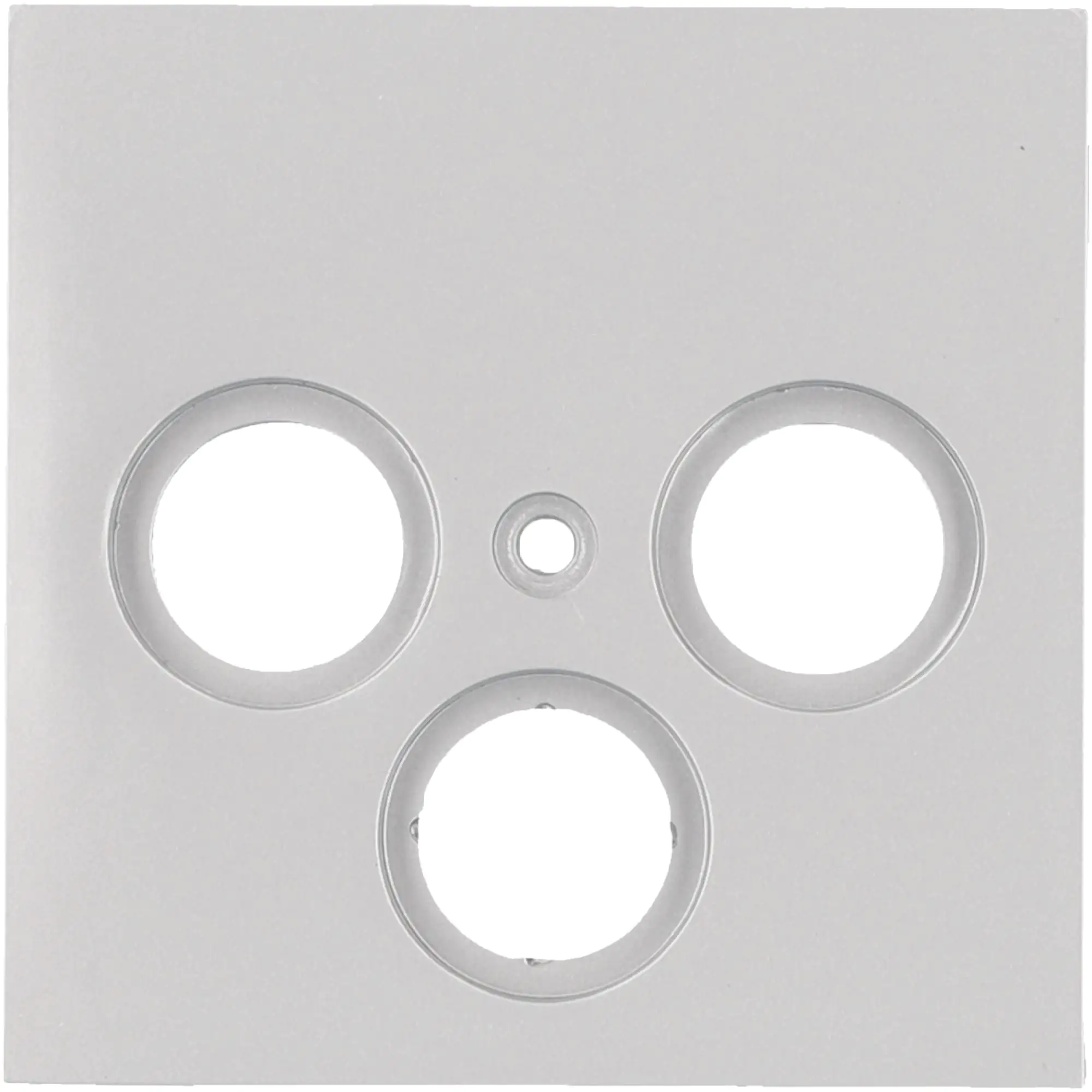 Unitec Abdeckung SAT-Antennendose Melbourne, silber