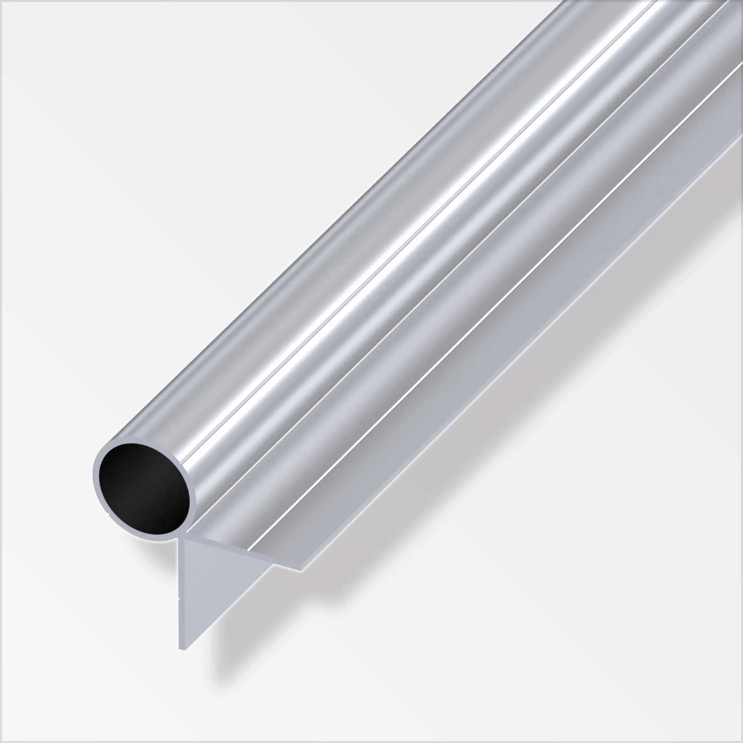 alfer Combitech Rundrohr Aluminium Ø 23,5 mm x 1 m pressblank