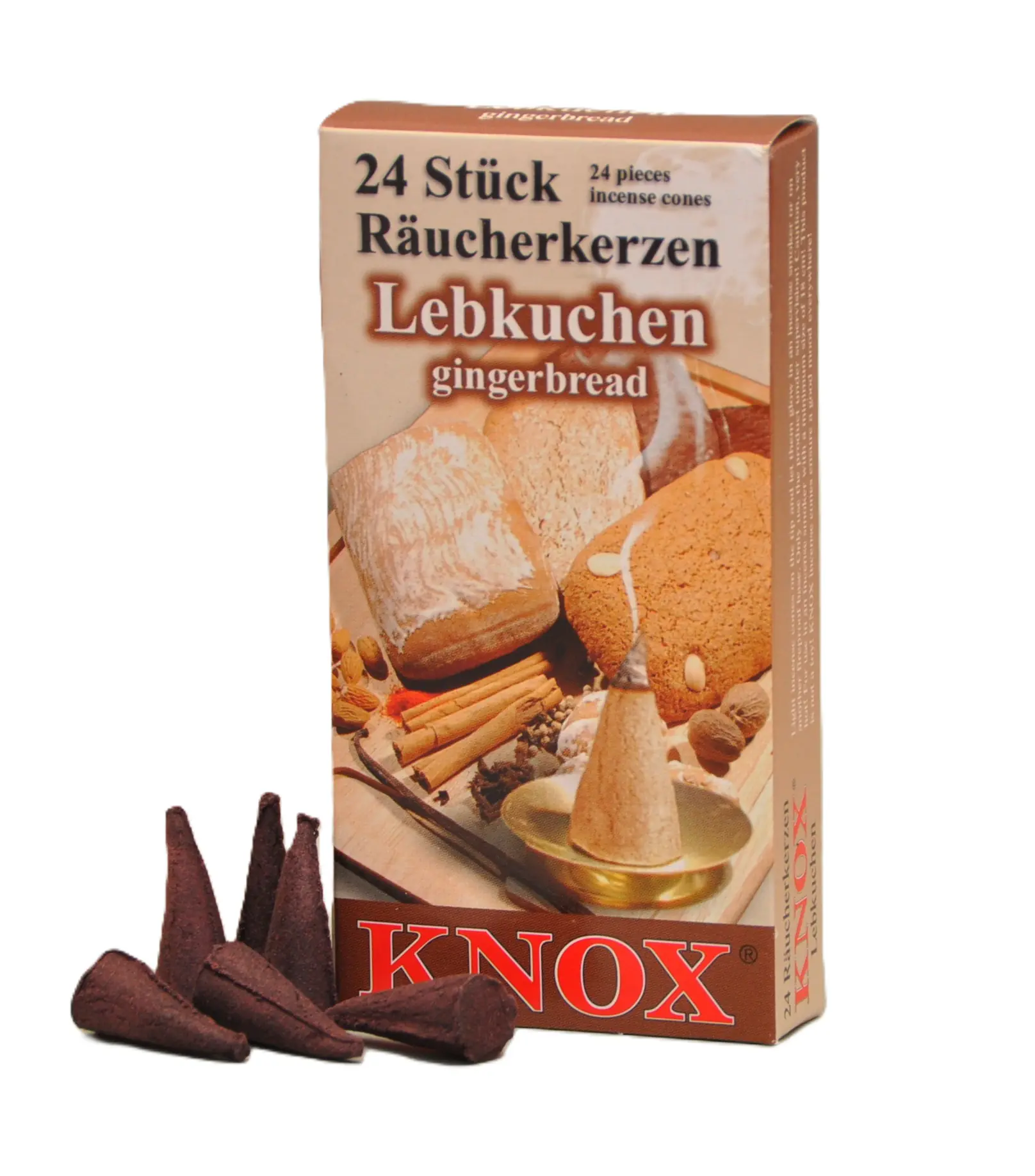 Knox Räucherkerzen - Lebkuchen 24 Stück