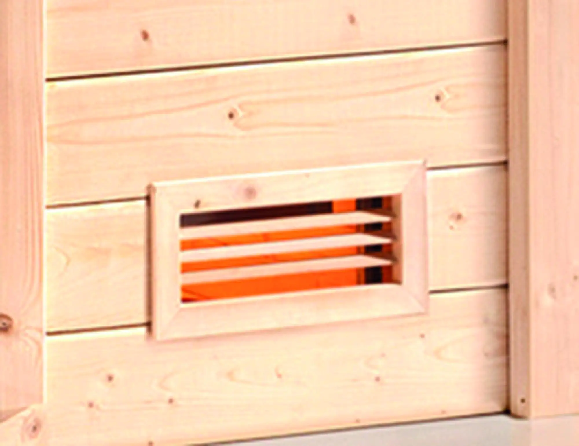 Weka Massivholzsauna Cubilis 3 Eck mit Glastür und Fenster Weka Massivholzsauna Cubilis 3 Eck mit Glastür und Fenster