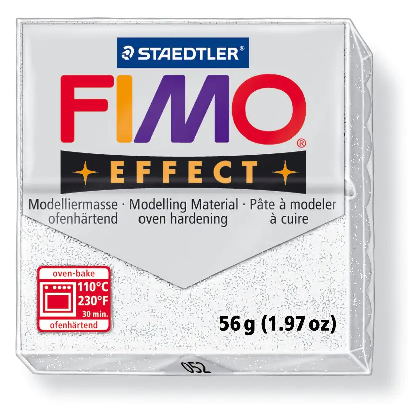 Fimo effect metallic-weiß 57 Gramm