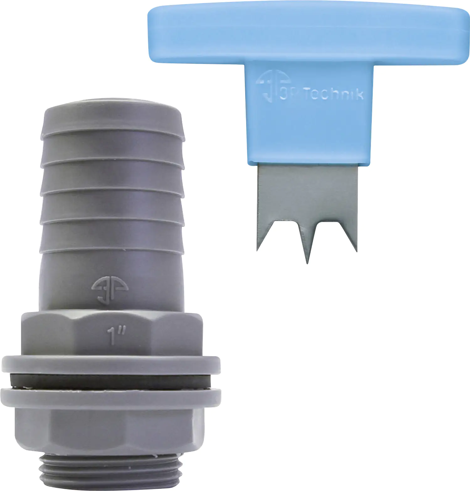 ARVES Schlauchtülle 1" x 32 mm grau