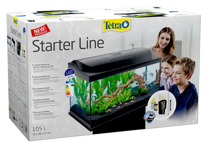 Tetra Aquarium-Komplettset LED Starter Line 105 L schwarz