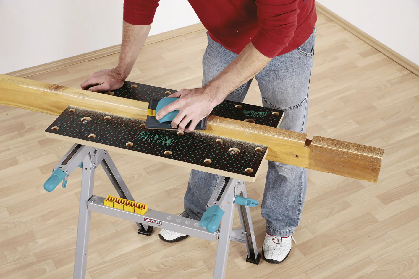 Wolfcraft Spanntisch Master 200 MDF Arbeitsfläche 64,5 x 30,0 cm Wolfcraft Spanntisch Master 200 MDF Arbeitsfläche 64,5 x 30,0 cm