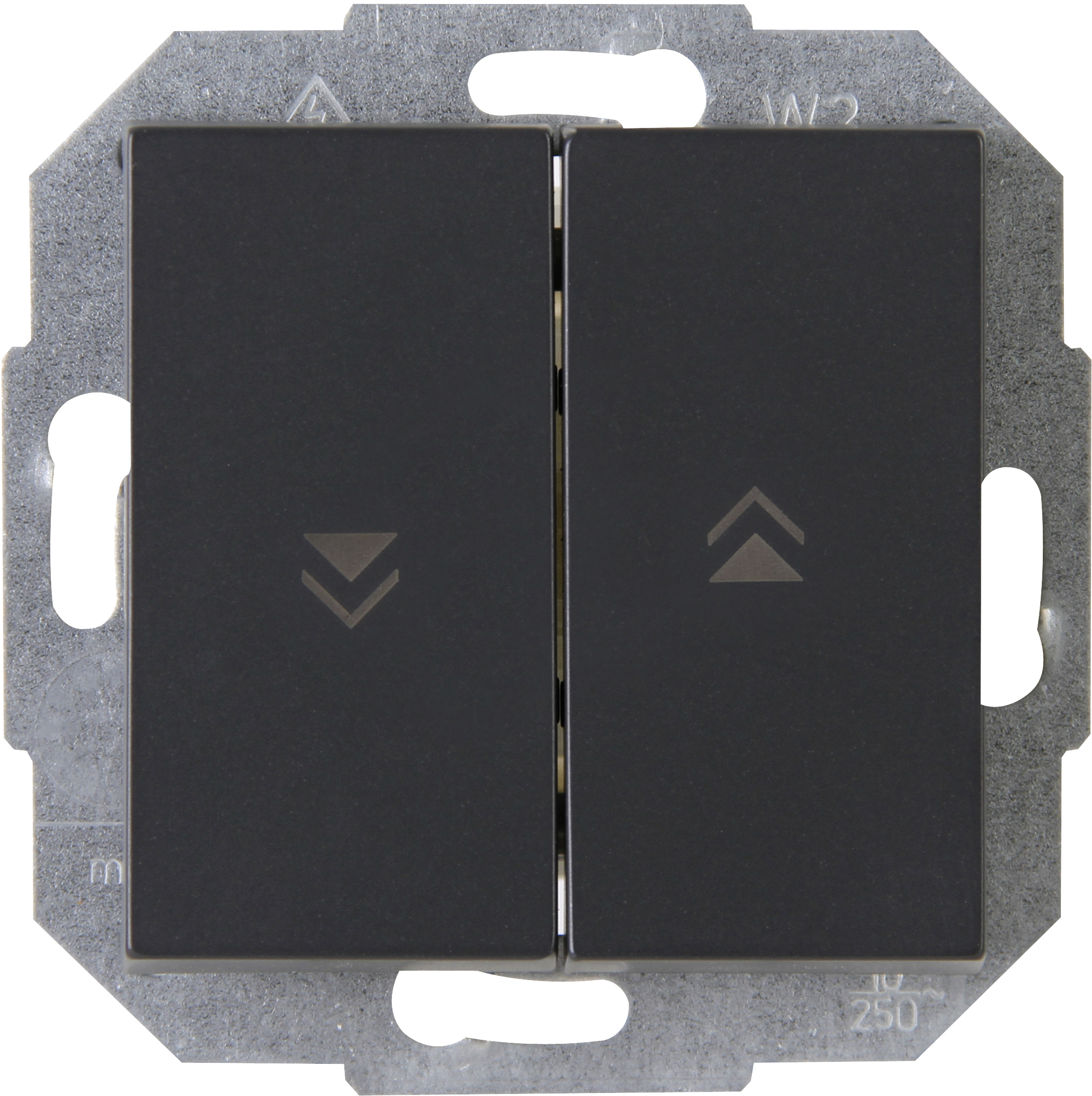 Kopp Jalousieschalter Athenis, anthrazit, 588515082