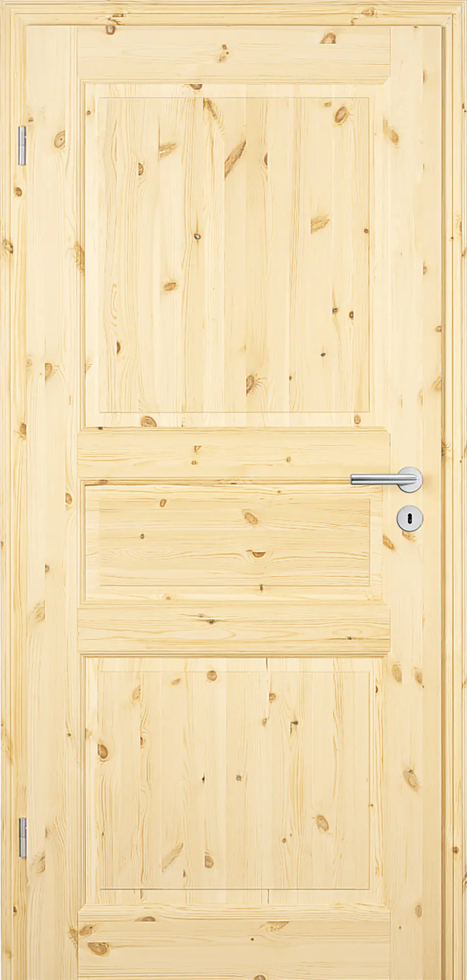 Borne Türblatt Landhaus 03 Kiefer roh Massiv