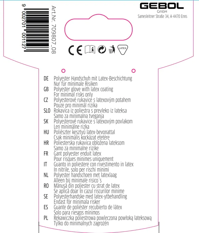 Gebol Handschuh Flower Duo  