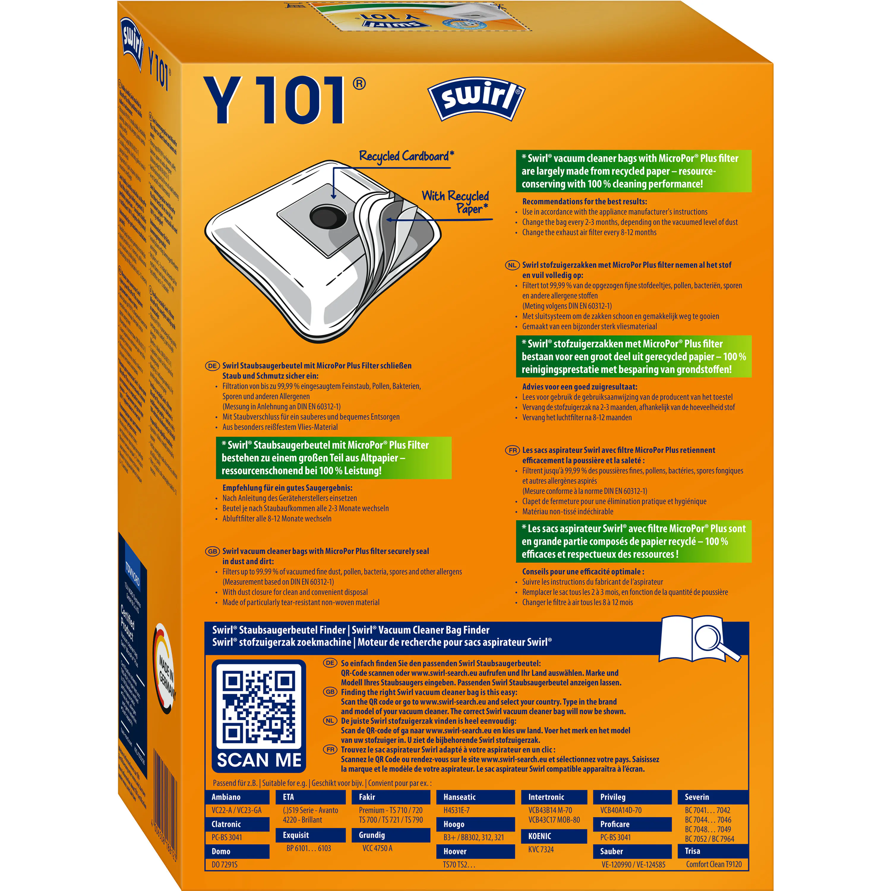 Swirl® Y 101  MicroPor® Plus