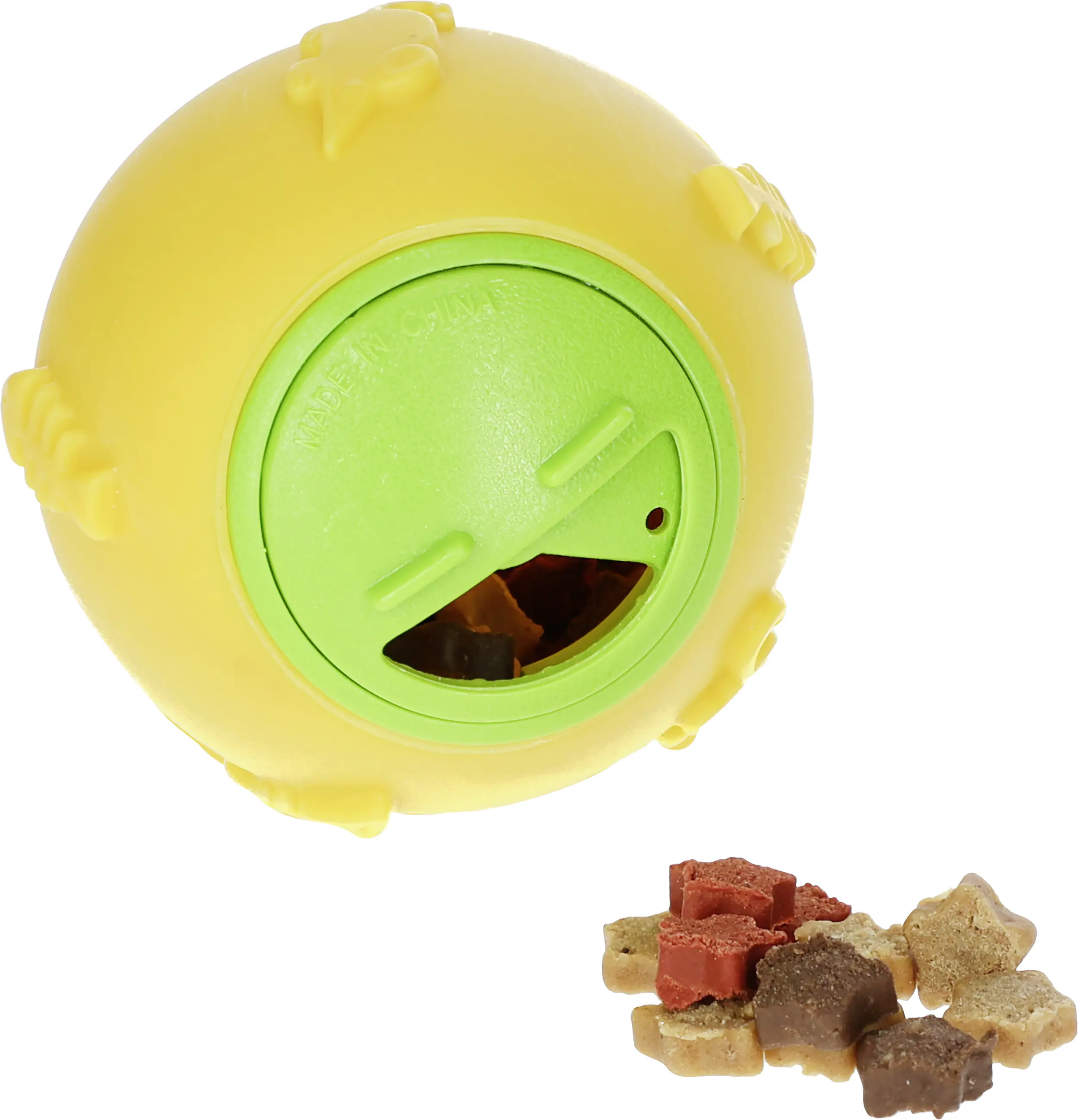 Kerbl Snackball für Katzen & Hühner ø 7,5 cm gelb