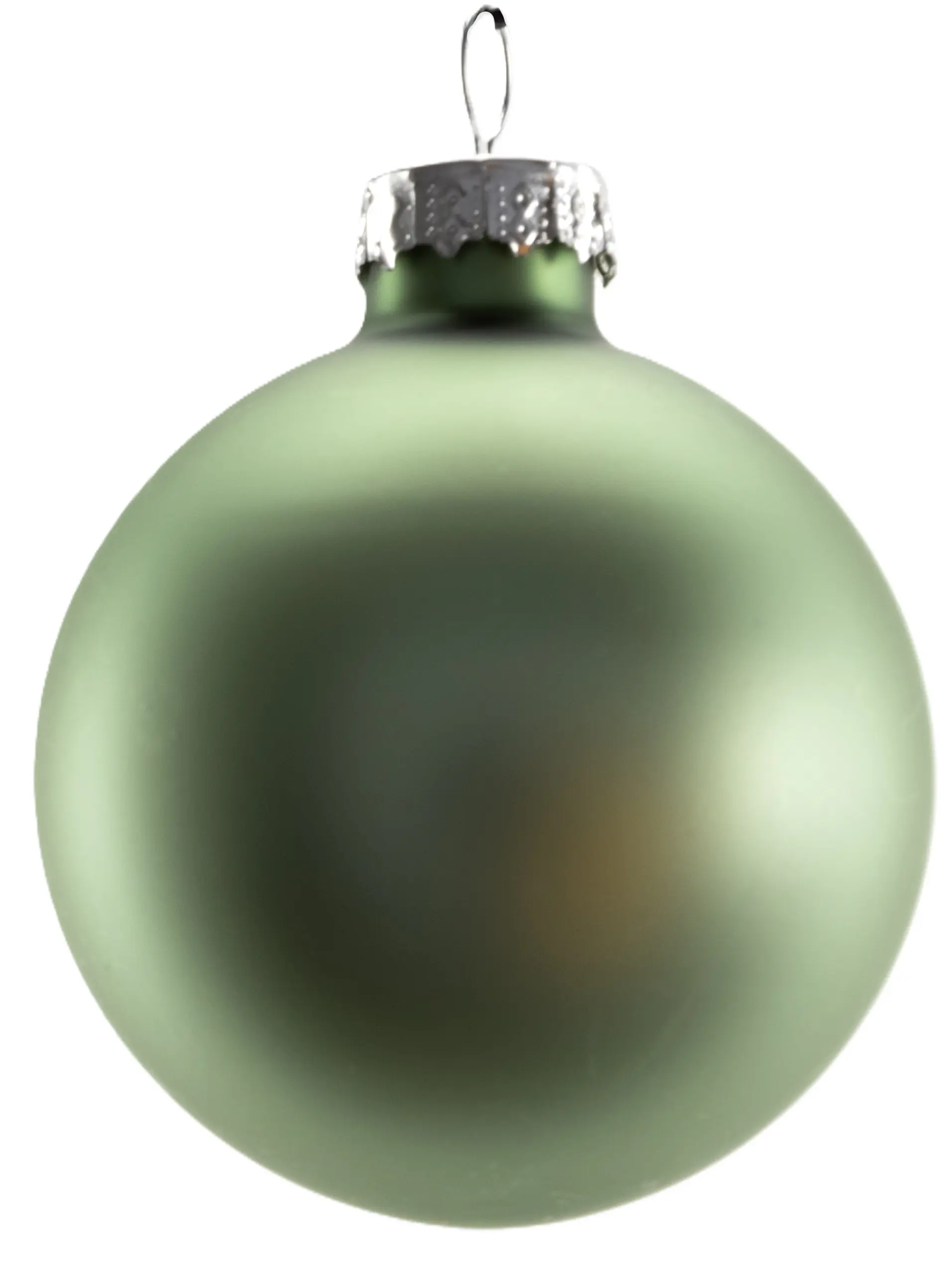 TrendLine Weihnachtskugeln aus Glas Ø 6 cm salbeigrün 20 Stück