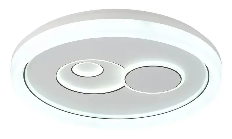 Globo Deckenleuchte Ruiz I 49 x 7 cm (Ø x H) weiß matt warmweiß-kaltweiß