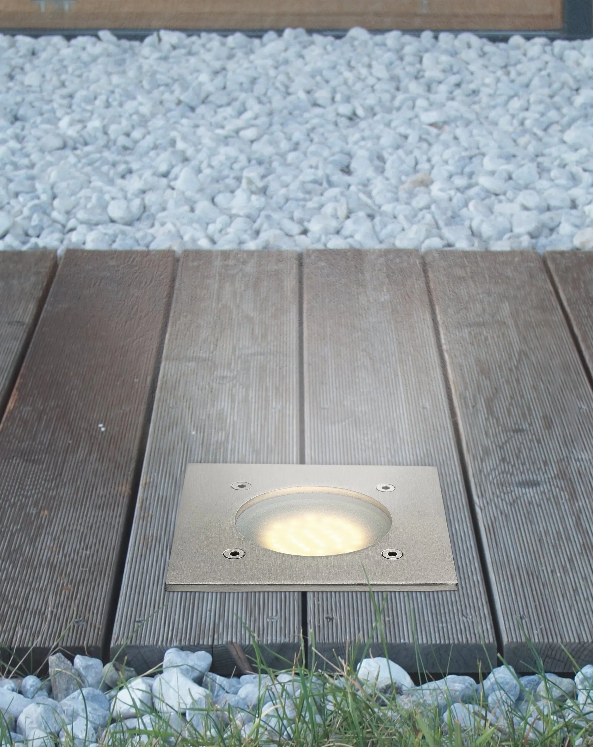 Eglo LED Außen-Einbauleuchte Lamedo 10 x 10 cm warmweiß