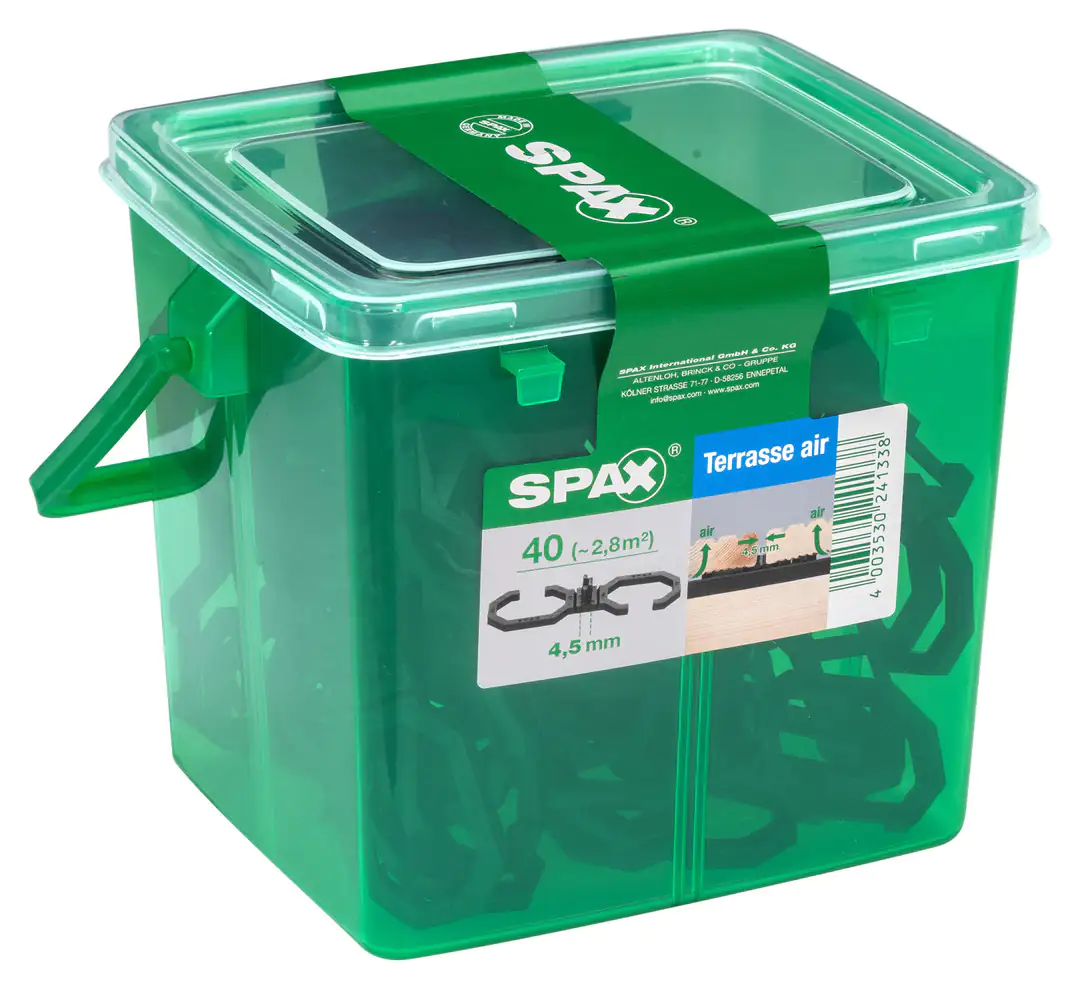 Spax Air-Belüftung 9 x 2,8 x 0,4 cm 40 Stück 4,5 mm Fuge