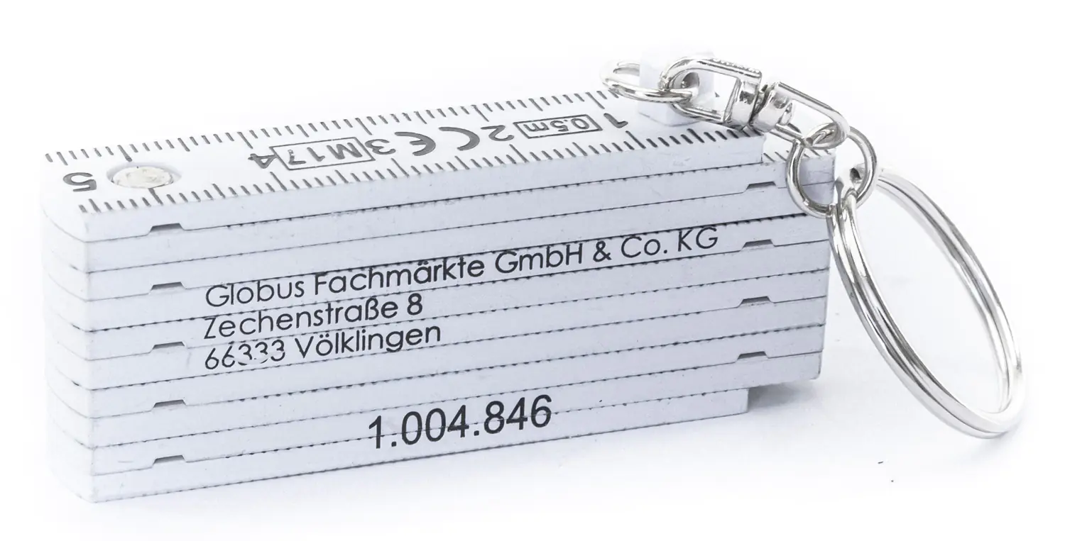 TrendLine Zollstock Mini 500 mm Schlüsselanhänger TrendLine Zollstock Mini 500 mm Schlüsselanhänger