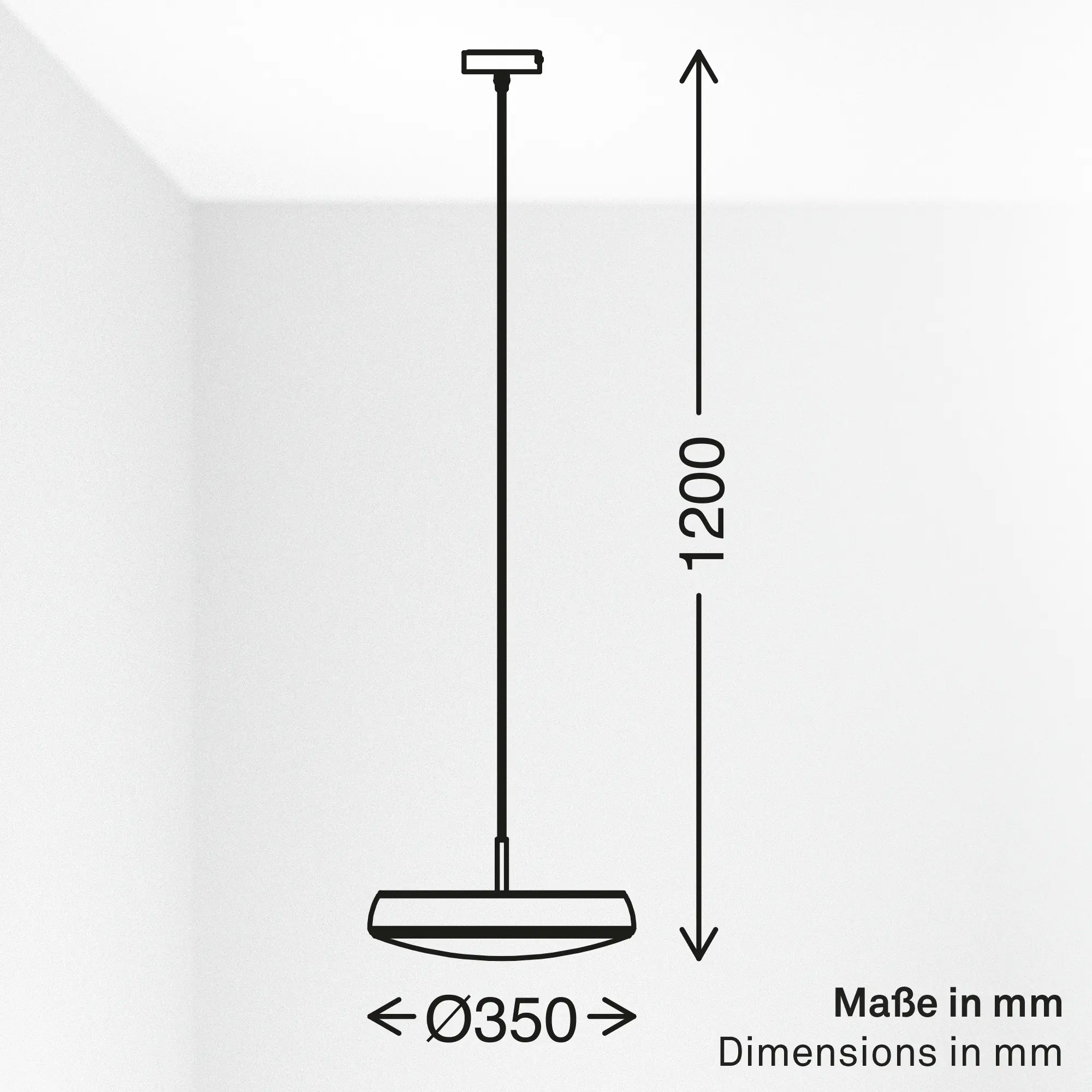 Briloner LED-Pendelleuchte Nala Ø 35 cm anthrazit warmweiß