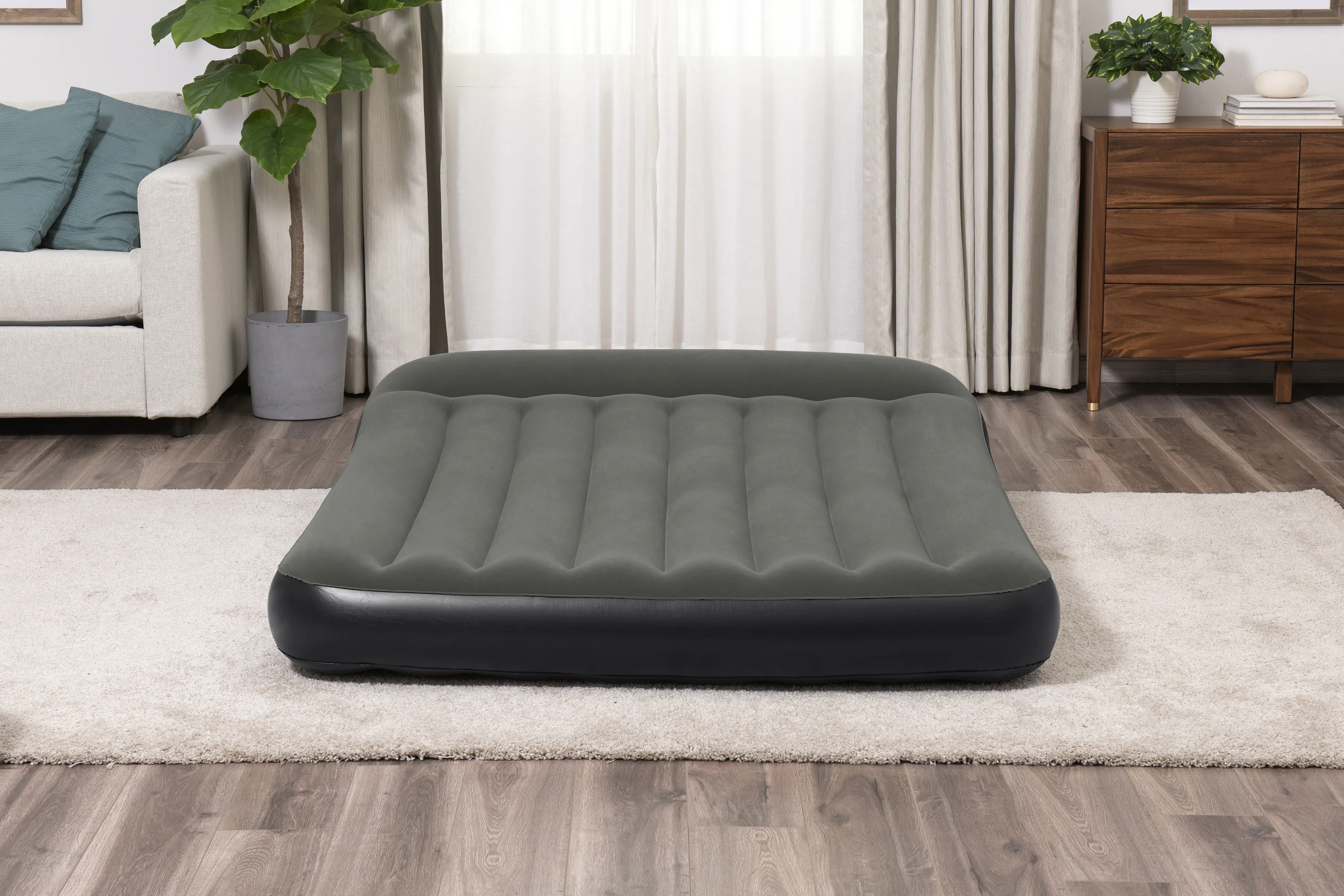 Bestway Luftbett Double dunkelgrau 191 x 137 x 30 cm Bestway Luftbett Double dunkelgrau 191 x 137 x 30 cm