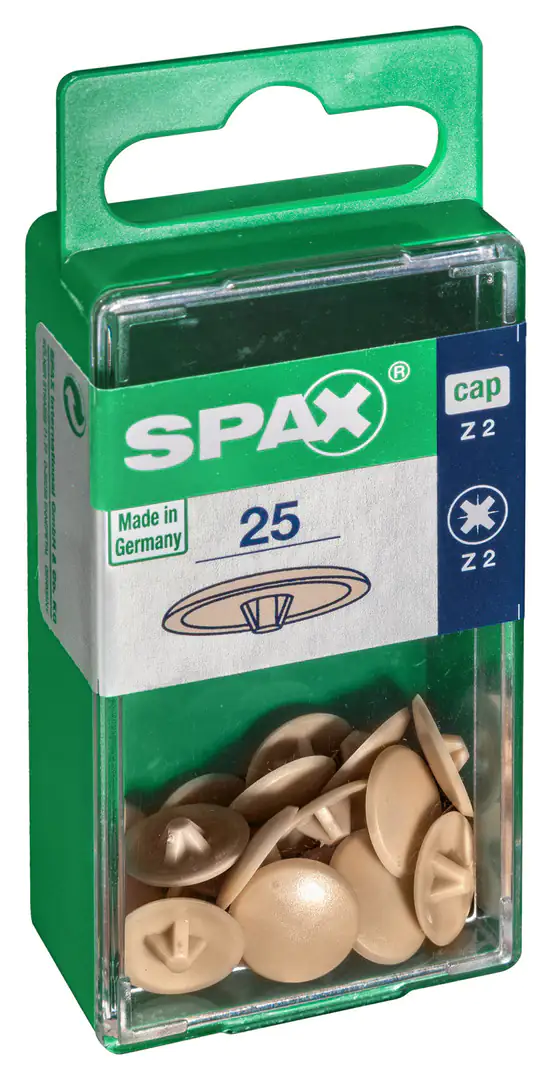 Spax Abdeckkappen beige zum stecken (kreuz)- 25 Stk. Spax Abdeckkappen beige zum stecken (kreuz)- 25 Stk.