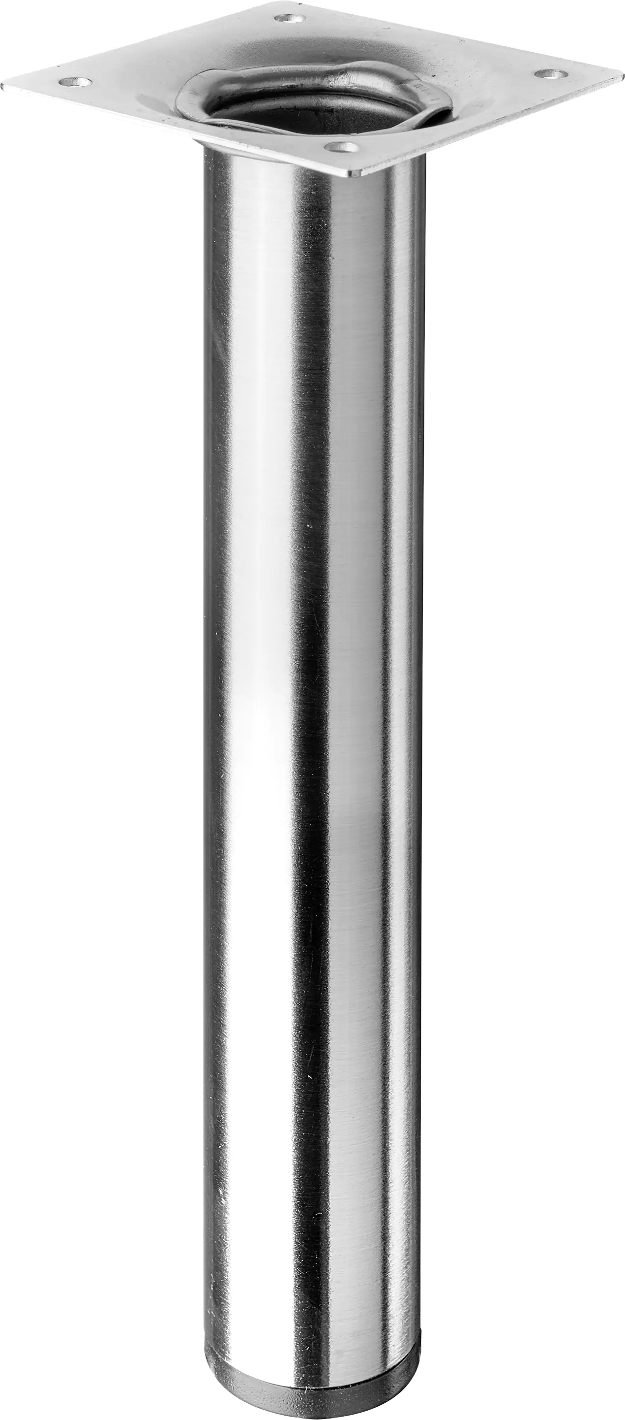 Hettich Tischbein 3,0 x 20 cm Stahl Edelstahl-Optik - 1 Stück