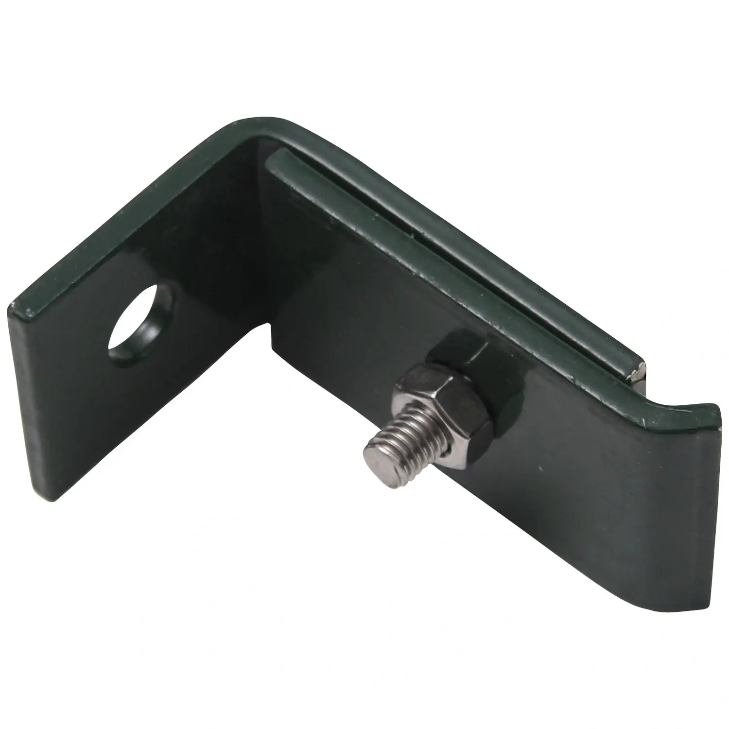 Floraworld Montagewinkel Doppelstabmattenzaun moosgrün