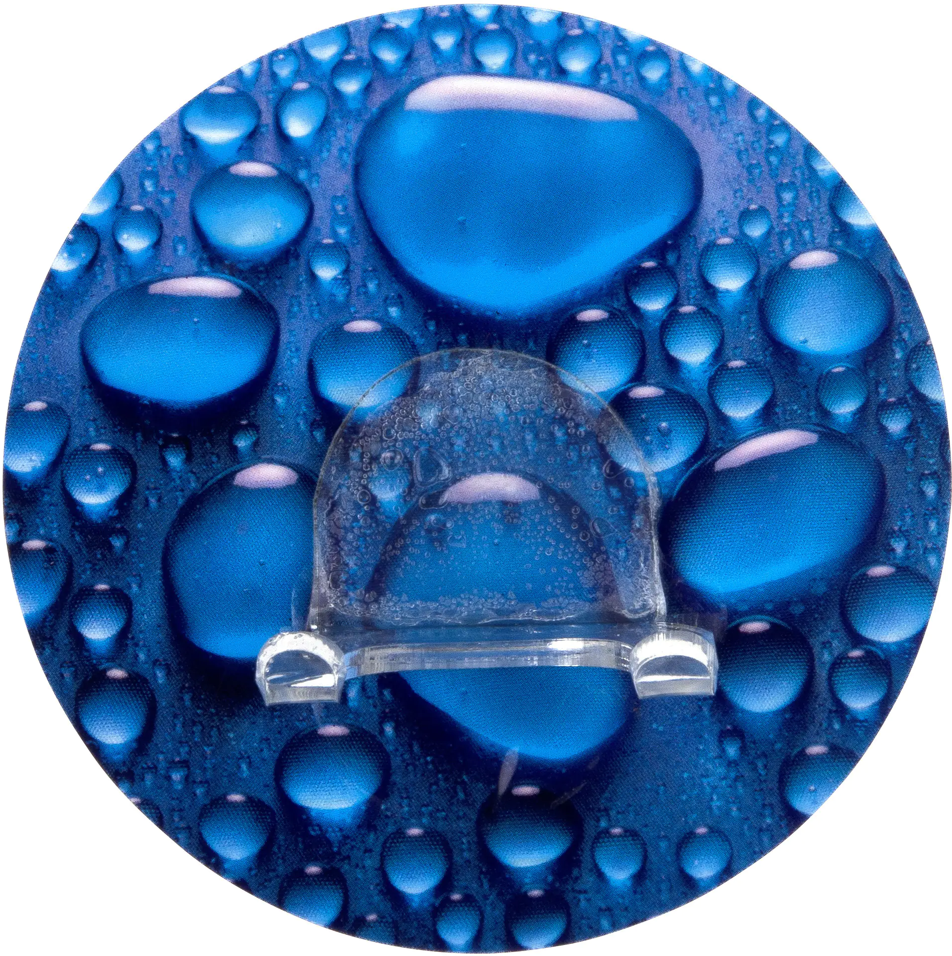 Wenko Static-Loc Wandhaken Duo Kunststoff, Design: Aqua