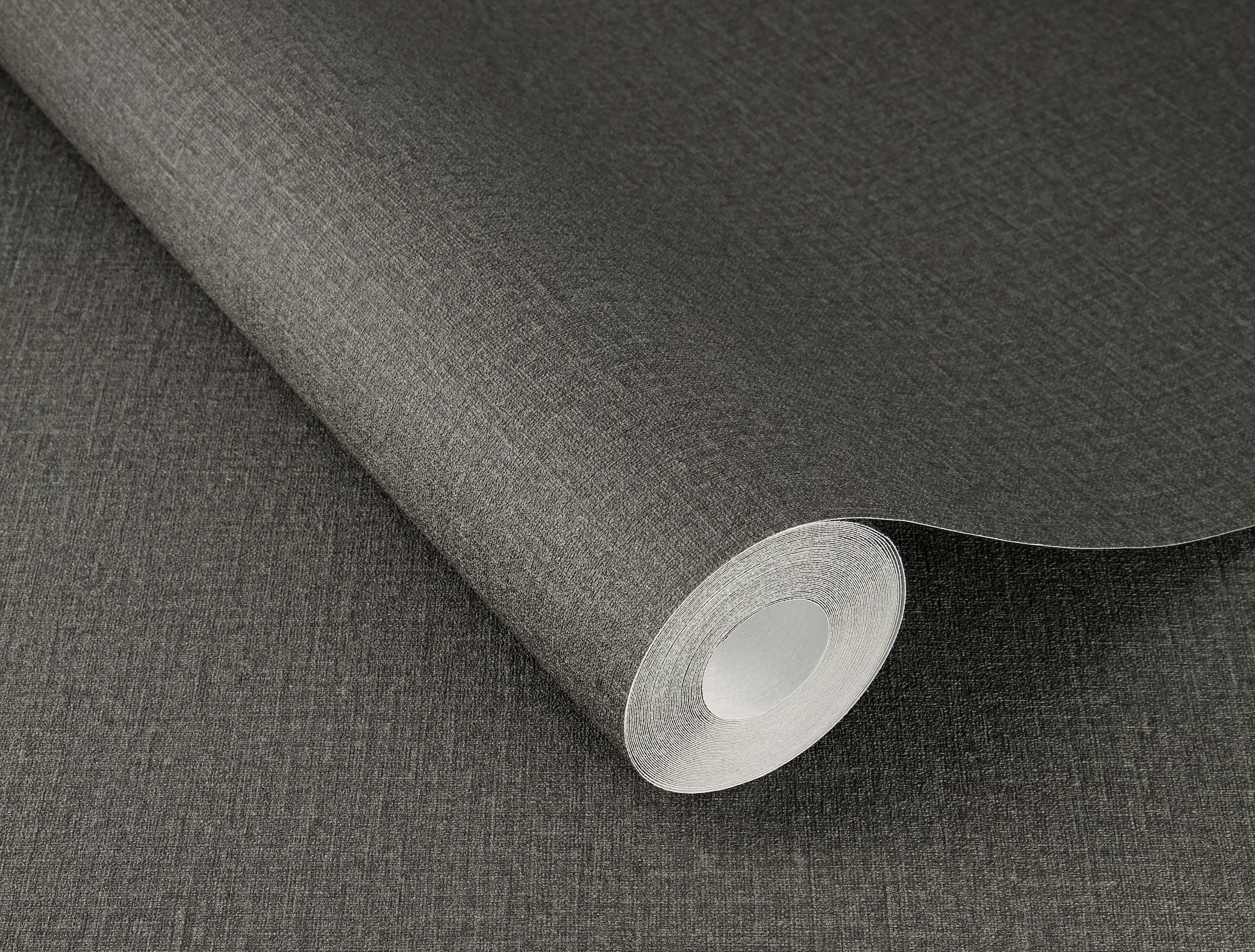Rasch Vliestapete 555974 Schwarz-Anthrazit Uni 10,05 m x 0,53 m Rasch Vliestapete 555974 Schwarz-Anthrazit Uni 10,05 m x 0,53 m