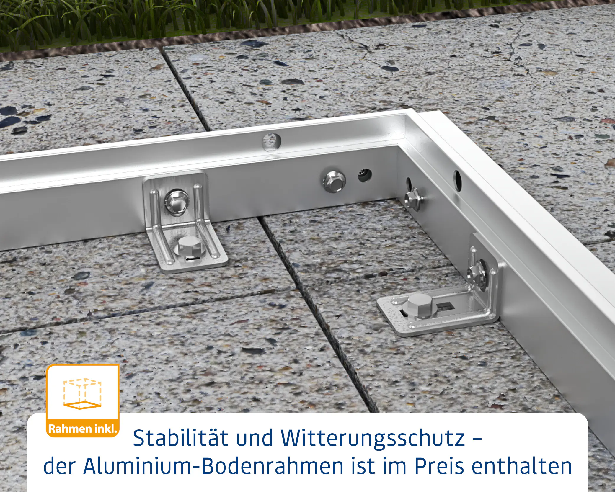 EcoStar Gerätehaus Trend-P Typ 3 312,7 x 283,4 x 232,3 cm taubenblau