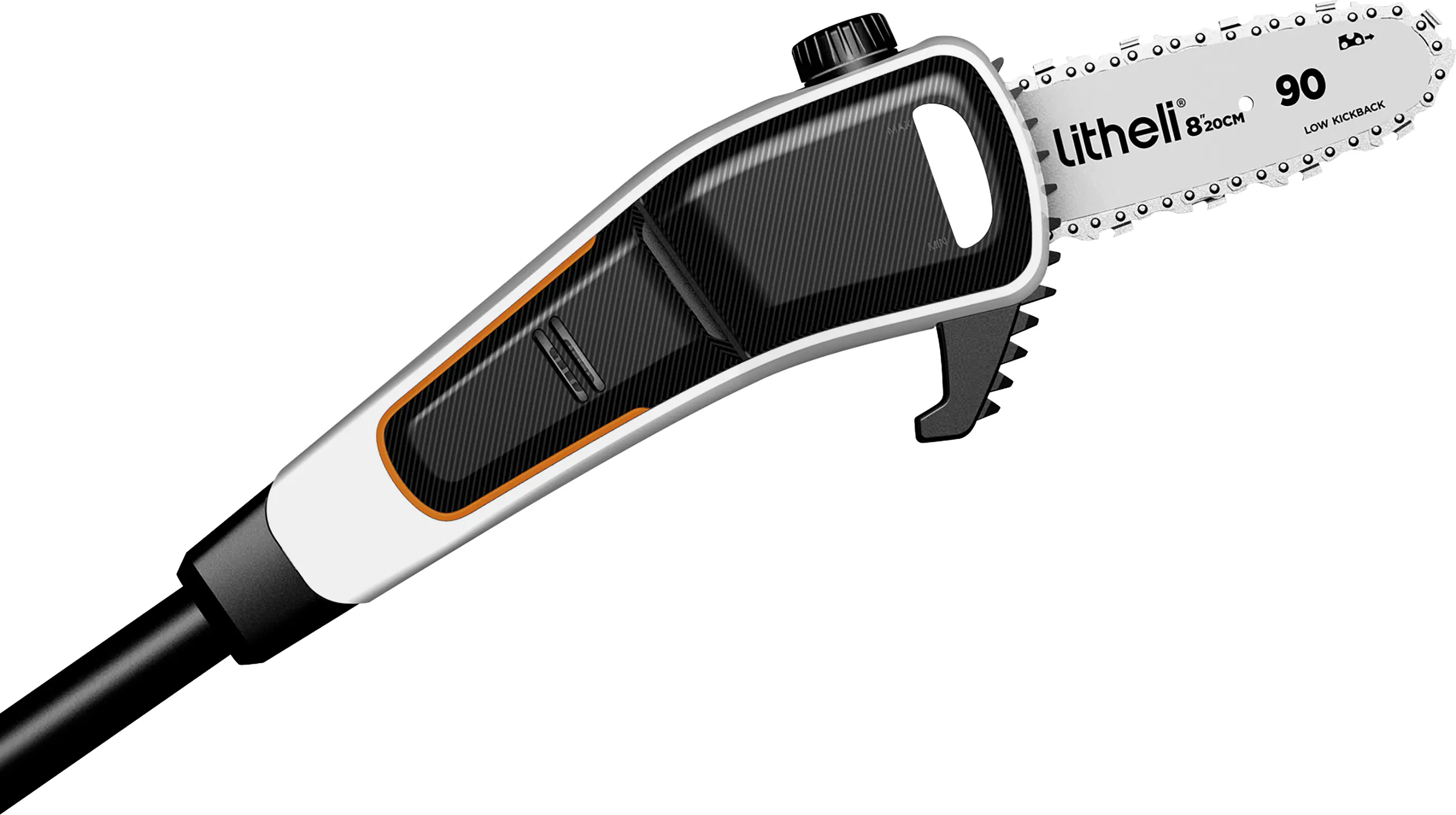 Litheli Akku-Hochentaster, 2 Ah, Schwertlänge: 200 mm, Länge Stiel: 340 cm Litheli Akku-Hochentaster, 2 Ah, Schwertlänge: 200 mm, Länge Stiel: 340 cm