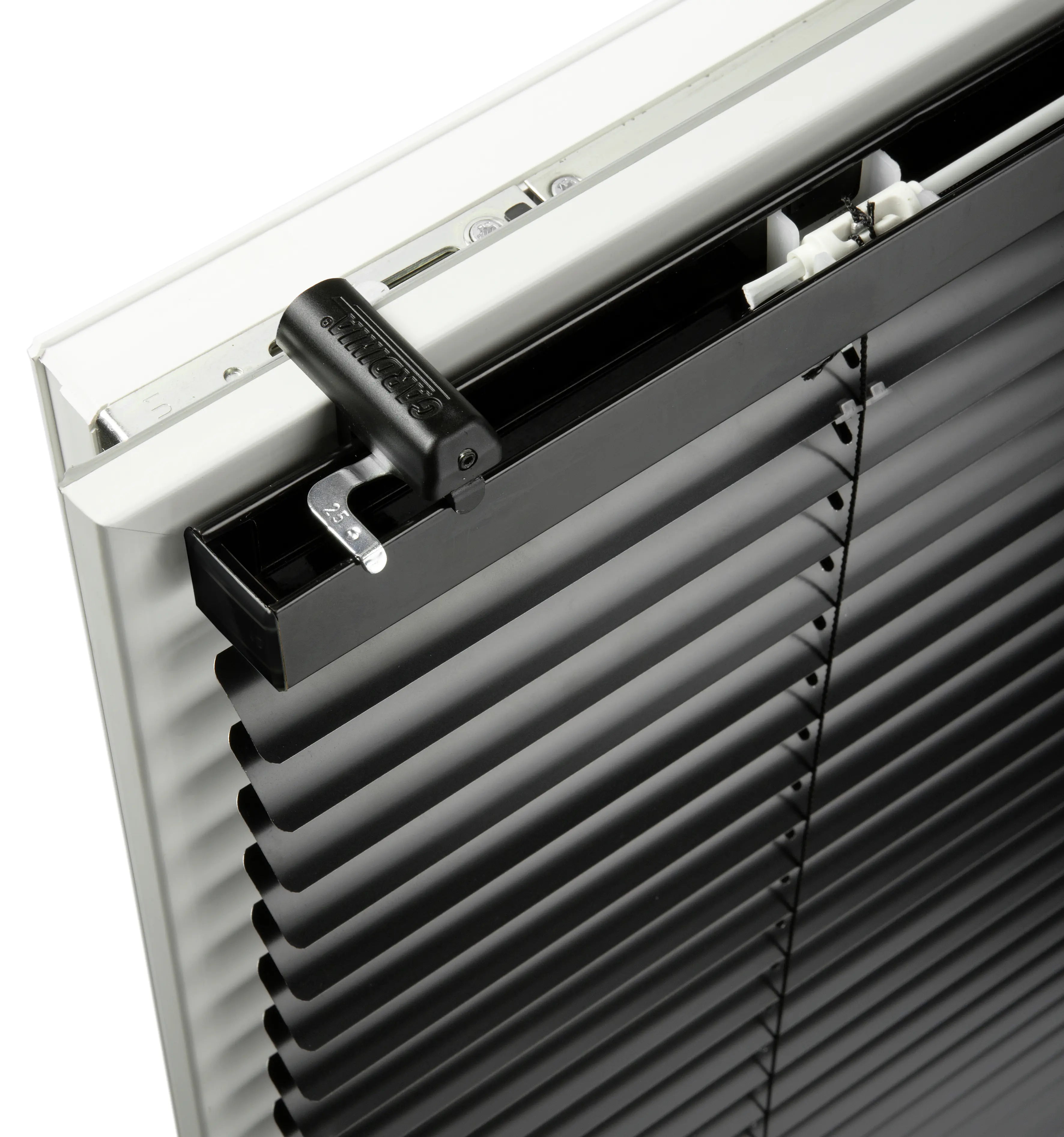 Gardinia Klemmträger für Jalousien Metall-Kunststoff schwarz