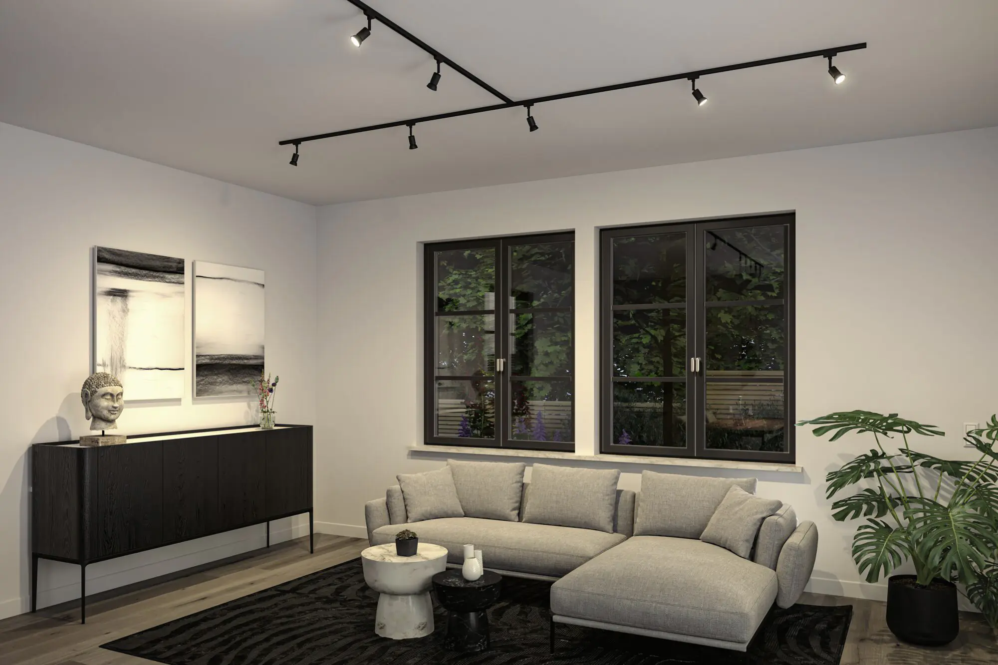 Paulmann URail Einzelspot Salt schwarz matt GU10  Paulmann URail Einzelspot Salt schwarz matt GU10