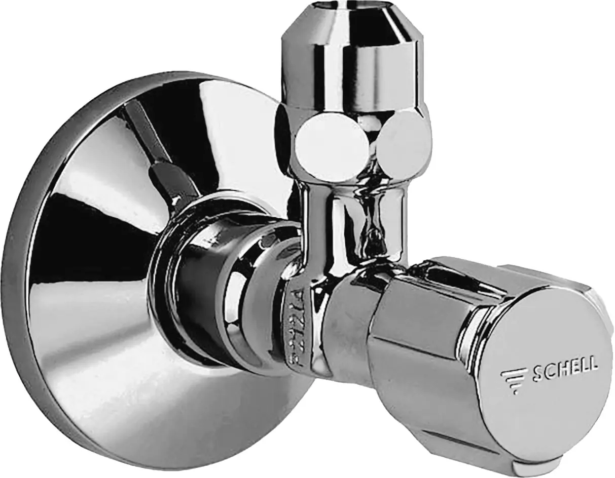 Schell Eckventil Comfort Messing verchromt, 1/2"