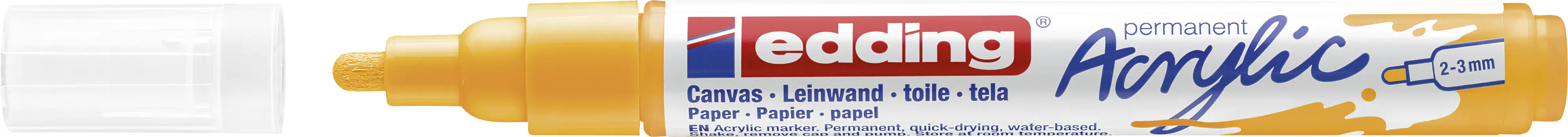 edding 5100 Acrylmarker medium sonnengelb 2 - 3 mm
