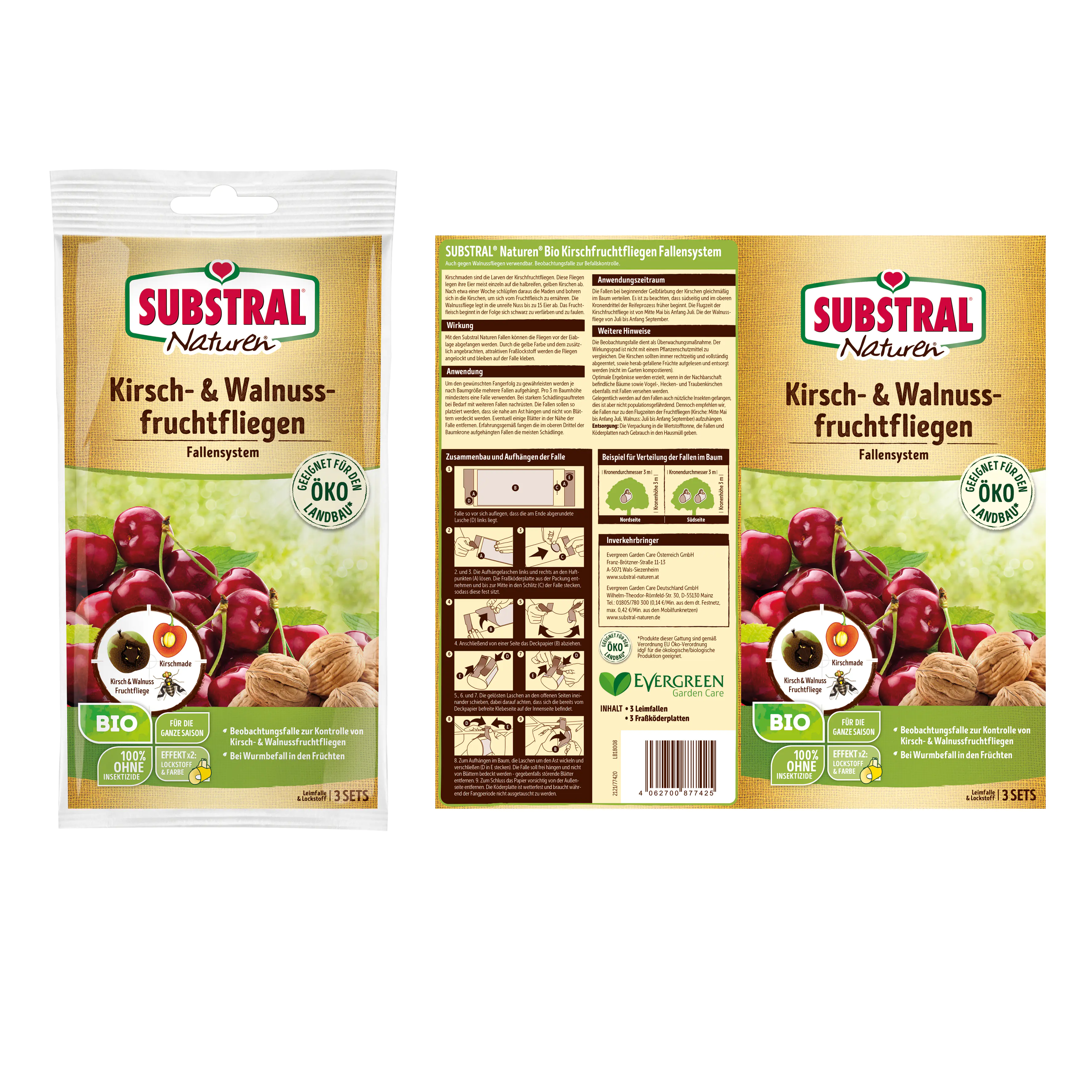 Naturen Kirschfruchtfliegen-Falle 1 Set