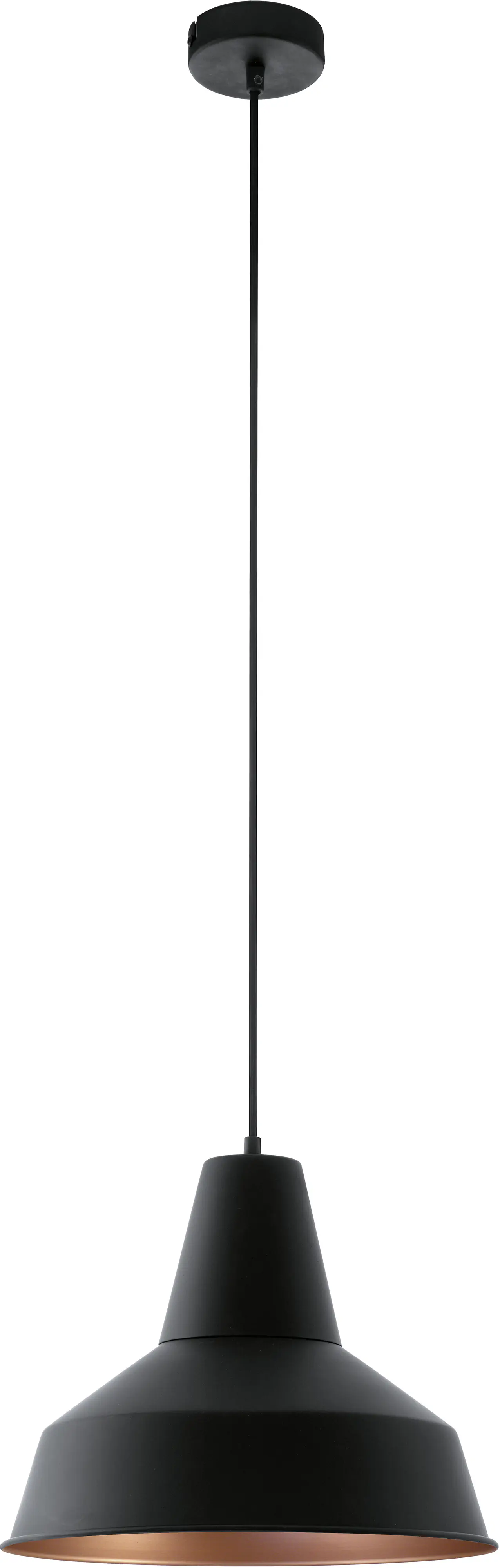Eglo Pendelleuchte Somerton schwarz, kupfer