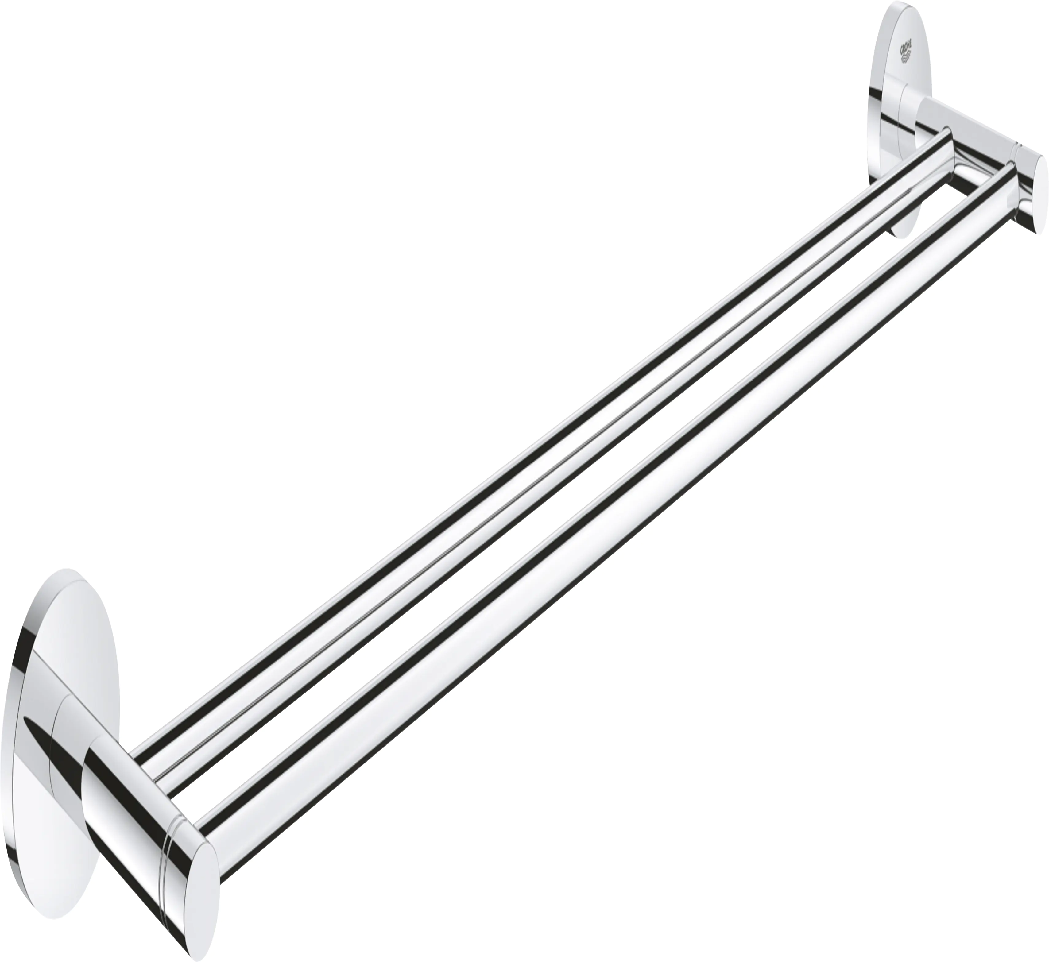Grohe Start Doppel-Badetuchhalter chrom mit langlebiger Oberfläche Grohe Start Doppel-Badetuchhalter chrom mit langlebiger Oberfläche
