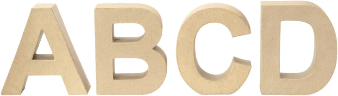 Glorex Papp-Buchstabe A 17,5 x 5,5 cm