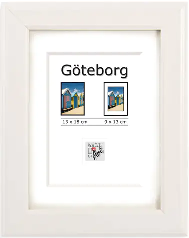 4250101381584 Holz Bilderrahmen Göteborg weiß, 13x 18 cm