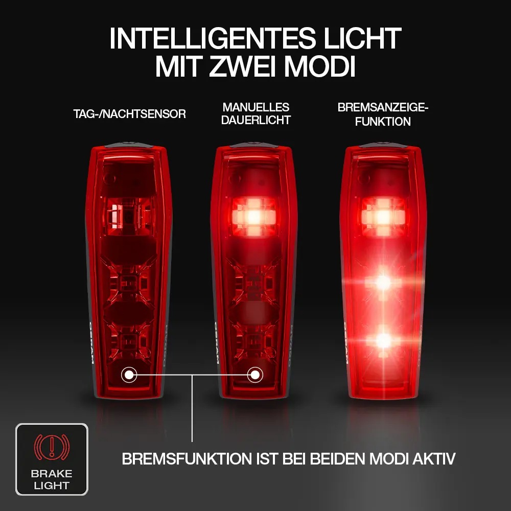Osram LED-Fahrradlicht-Set Race 100 wiederaufladbar