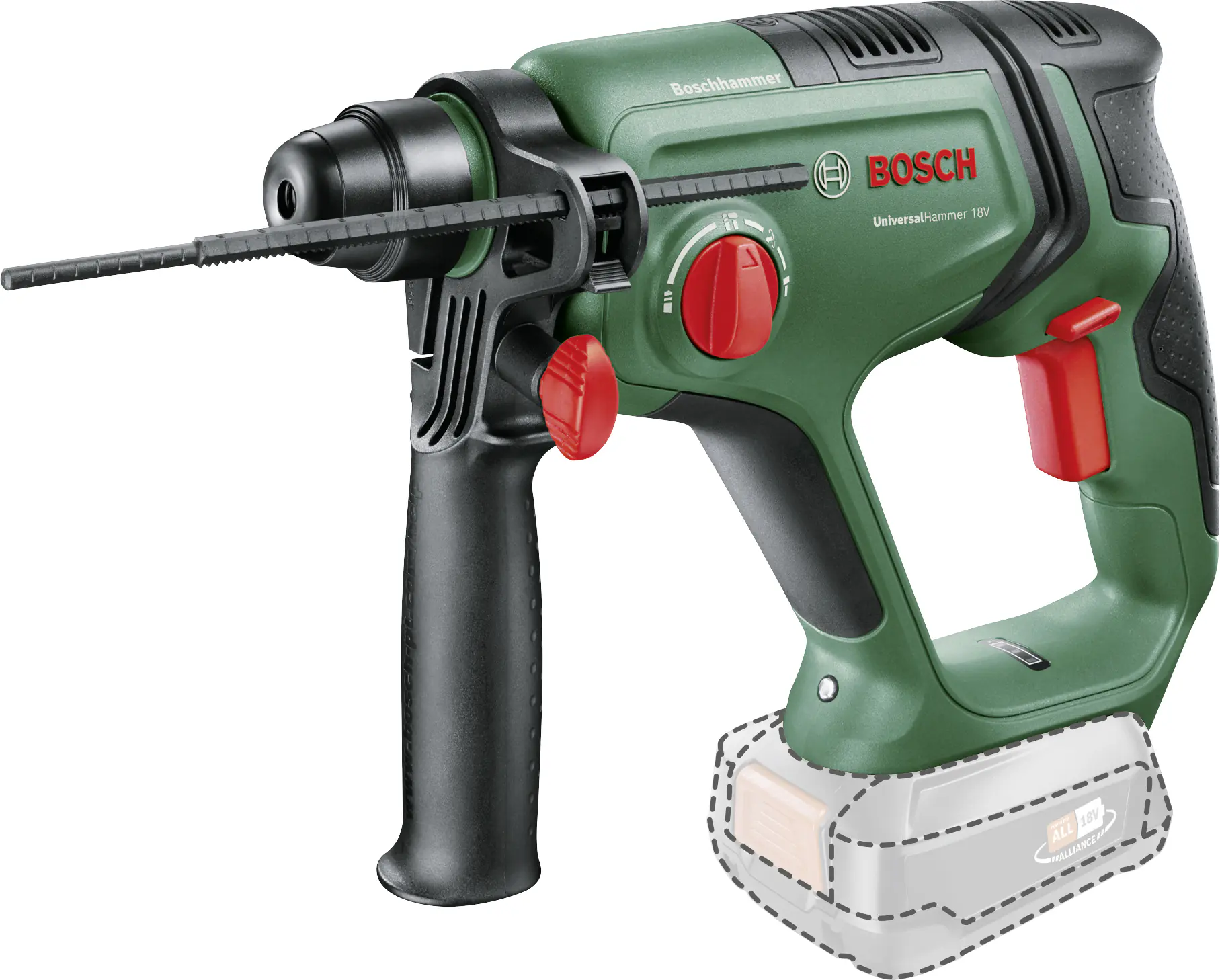 Bosch Akku-Bohrhammer UniversalHammer 18V ohne Akku und Ladegerät Bosch Akku-Bohrhammer UniversalHammer 18V ohne Akku und Ladegerät