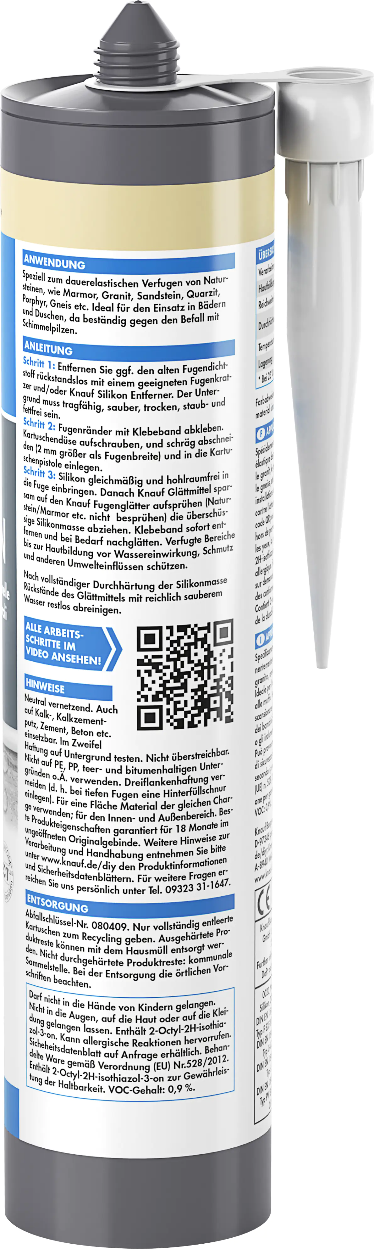 Knauf Naturstein Silikon bahamabeige 300 ml