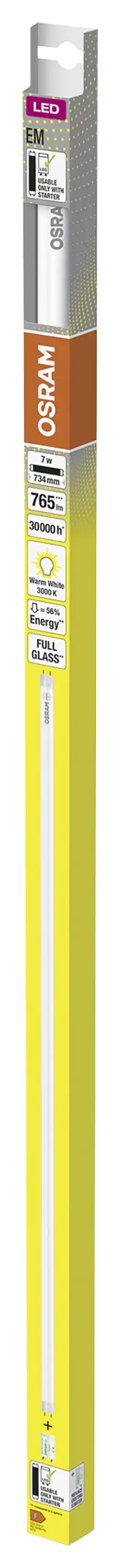 Osram LED Röhre 72 cm G13 7 W warmweiß Osram LED Röhre 72 cm G13 7 W warmweiß