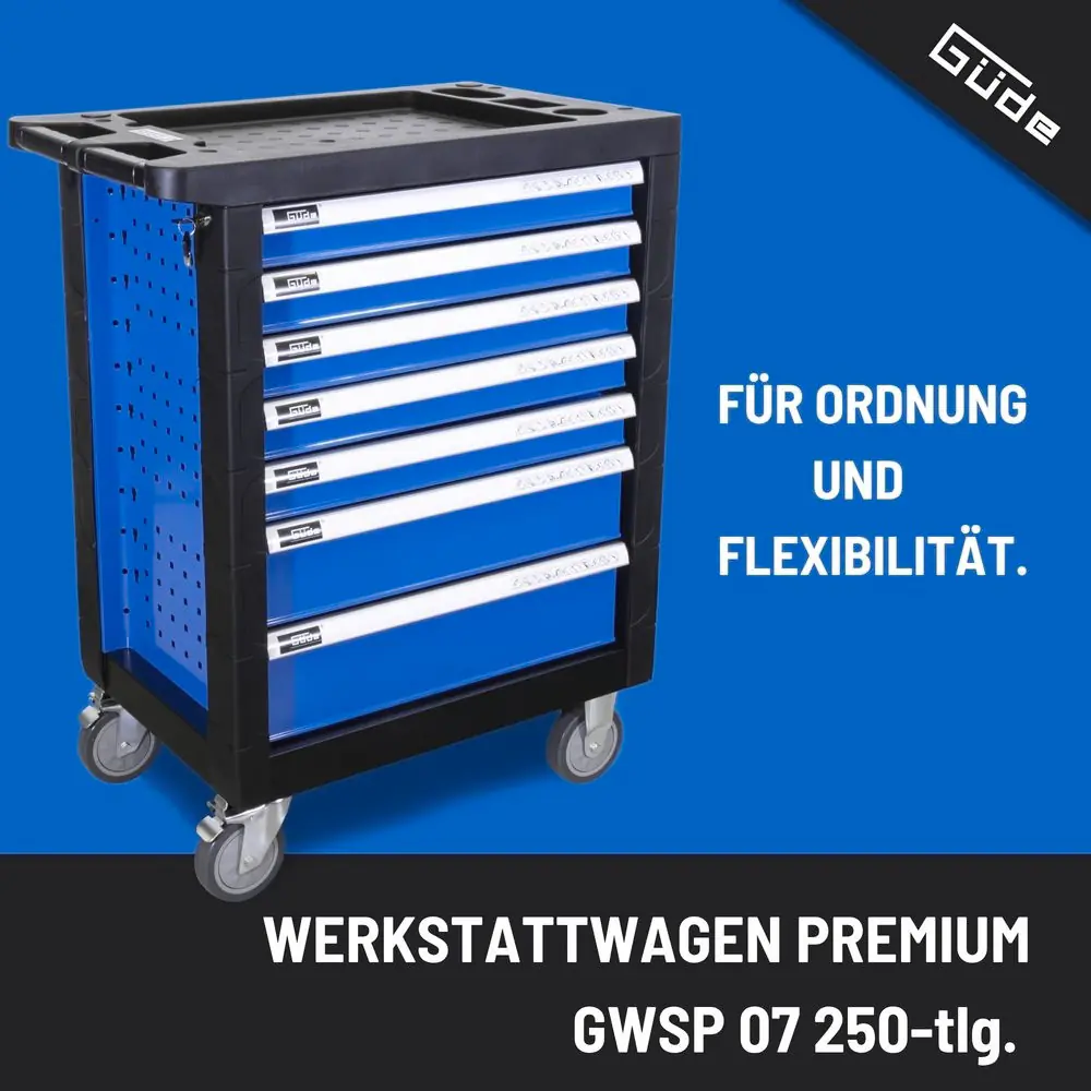 Güde Werkstattwagen Premium GWSP 07 250-teilig