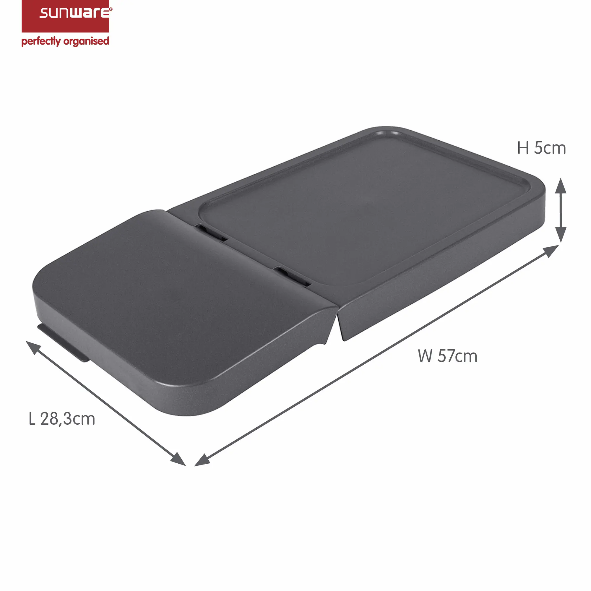 Sunware Deckel für Sortiereinheit Sigma Home 30L und 40L anthrazit