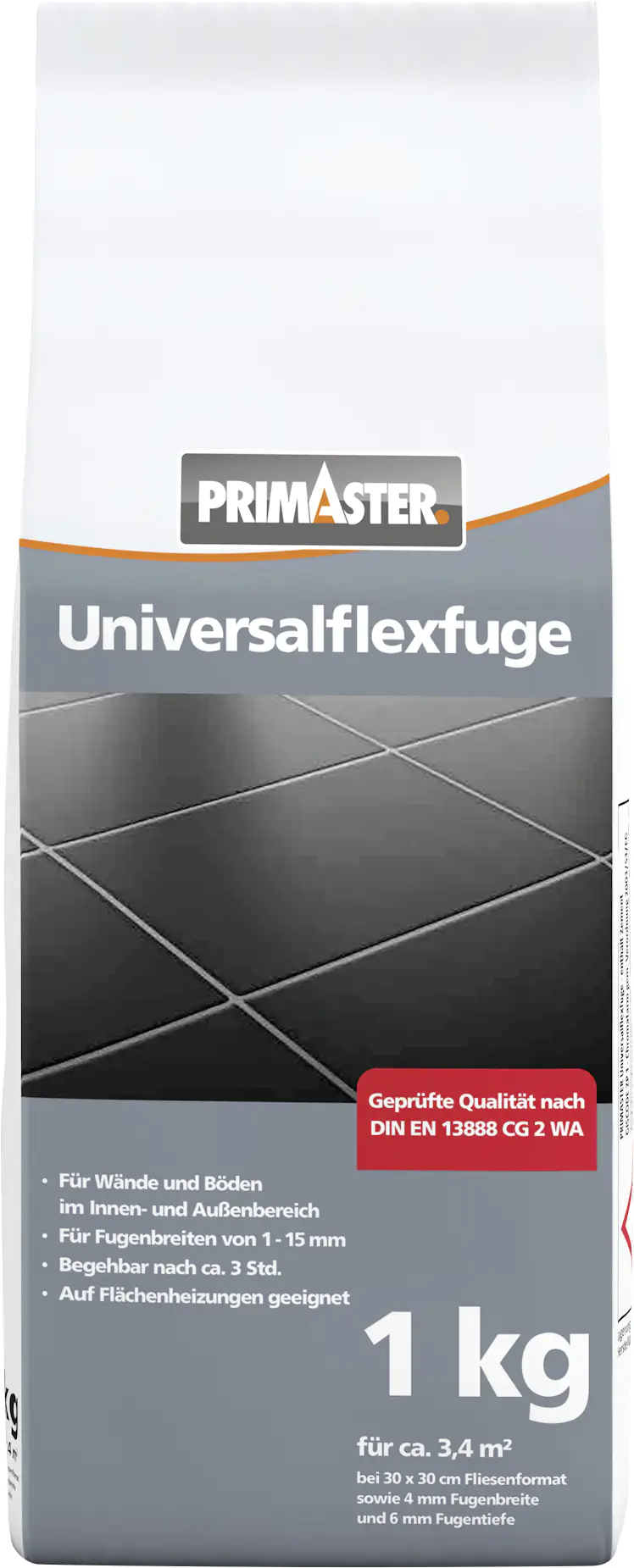 Primaster Universalflexfuge 1 - 15 mm basalt 1 kg